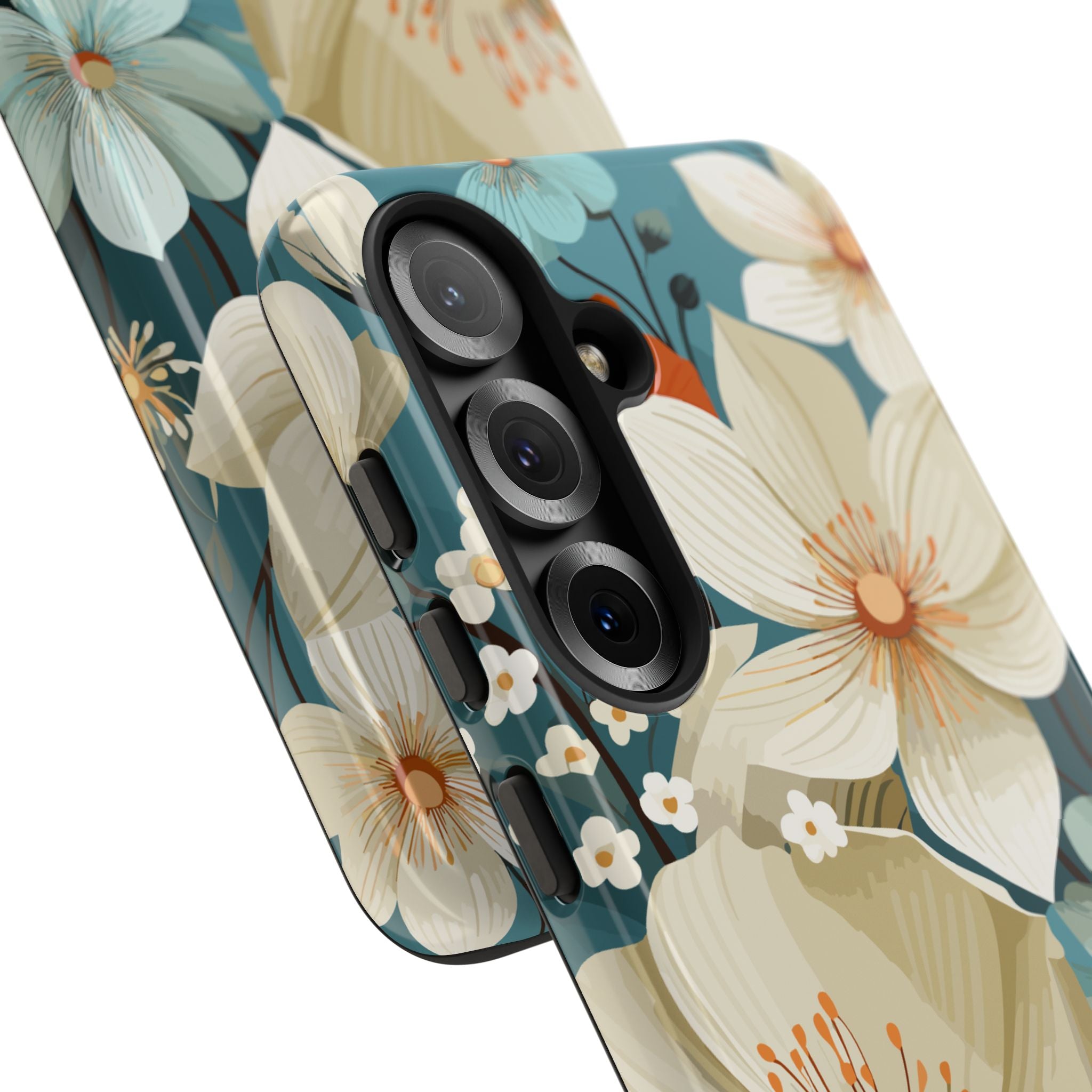Floral Phone Case, Stylish Tough Cases with Botanical Design, Flower Print Phone Cover, Gifts for Nature Lovers, Eco-Friendly Mobile Cover