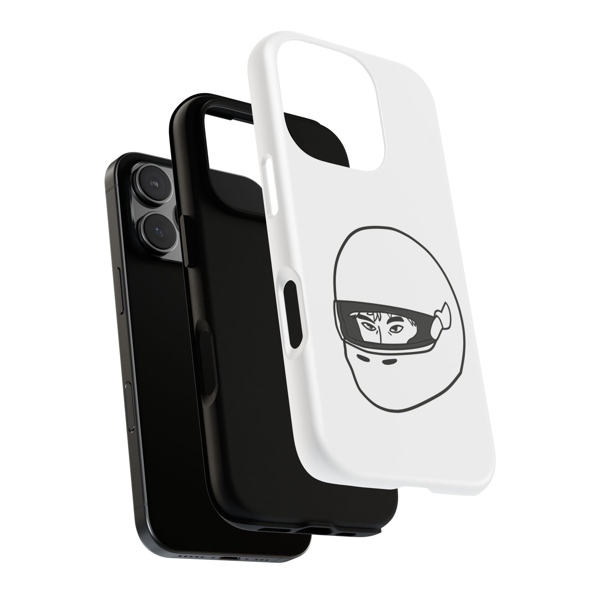 Stylish Phone Case with Racing Helmet Design | Tough Cases | Unique Gift, Motorcycle Enthusiast, Race Lover, Custom Accessory, Everyday Use