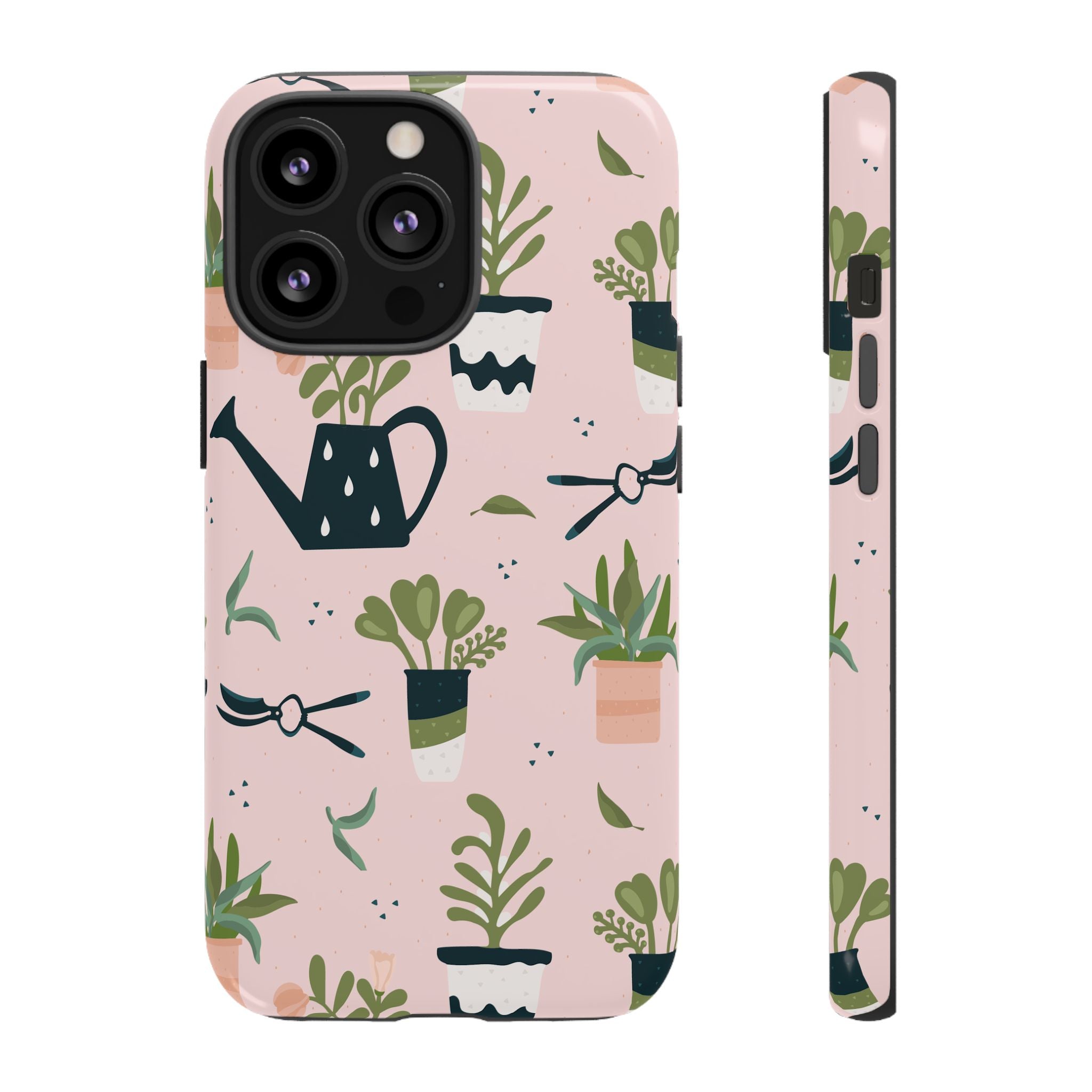 Floral Phone Case, Cute Plant Lover Case, Gift for Gardeners, Phone Cover, Green Thumb Accessories, Mother's Day Gift