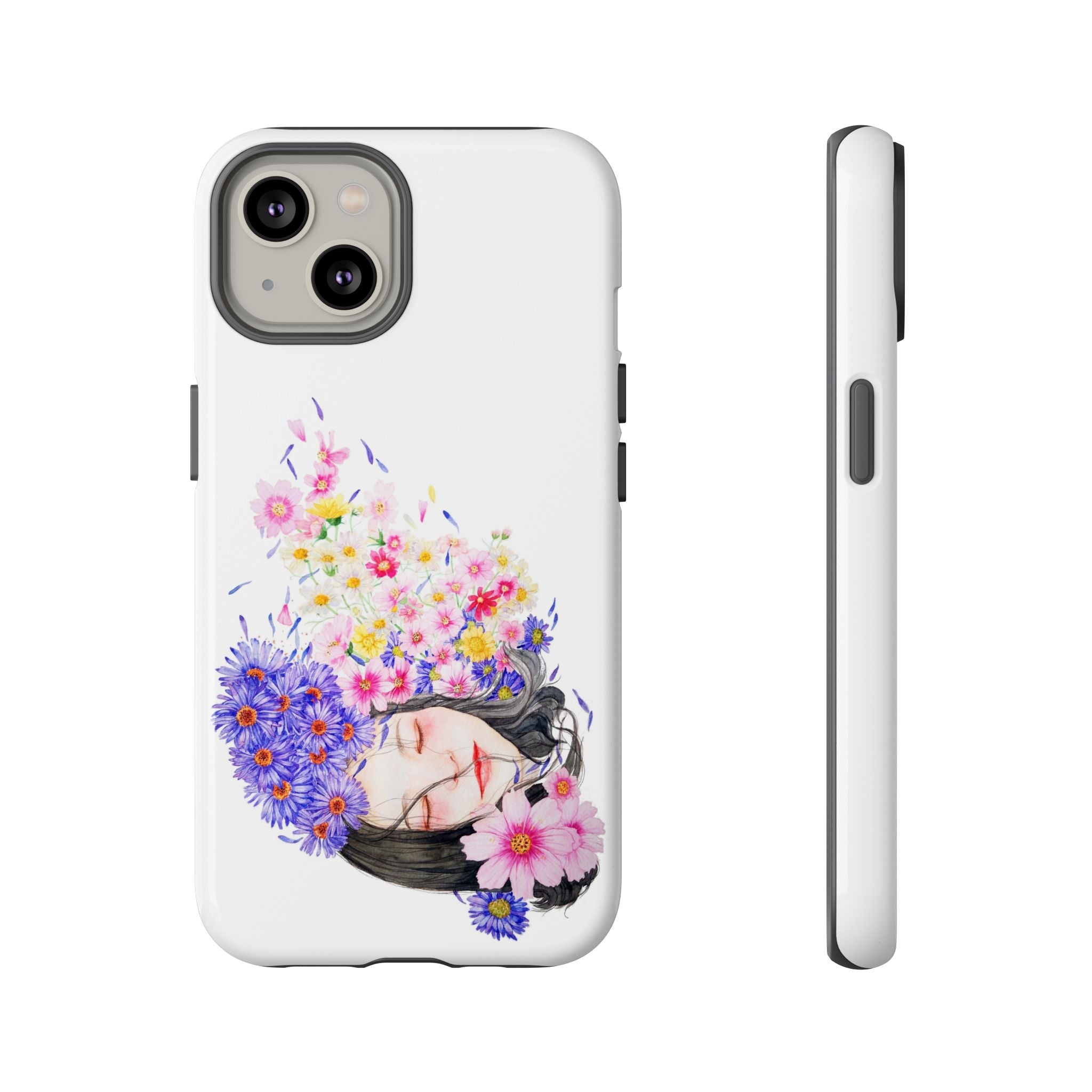 Floral Phone Case | Tough Cases | Cute Floral Design, Gift for Her, Spring Accessory, Mother's Day Gift, Stylish Protection