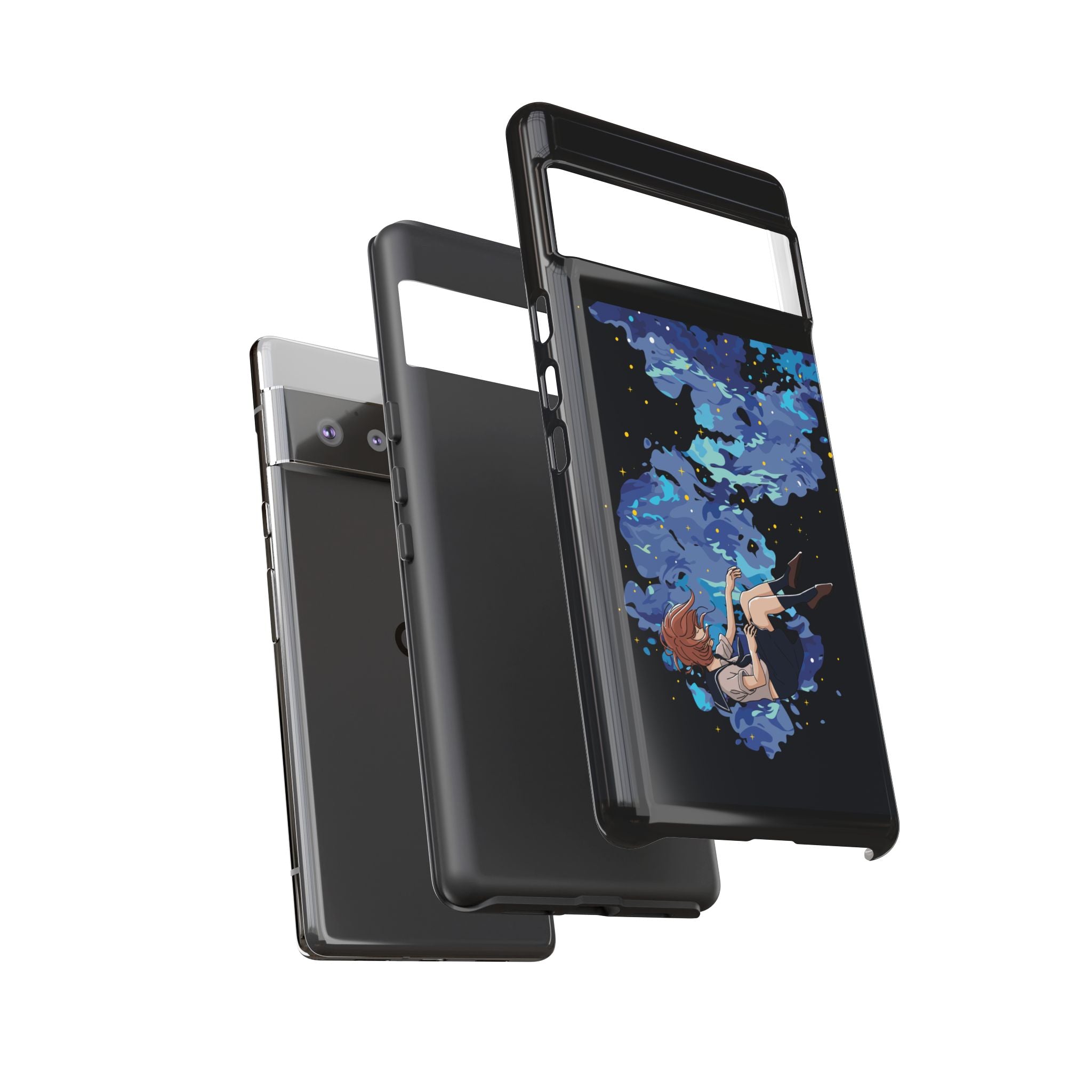 Tough Cases Phone Case - Artistic Galaxy Design, Cute Sleeve for Teens, Gift for Students, Unique Mobile Accessory, Trendy Tech Protection