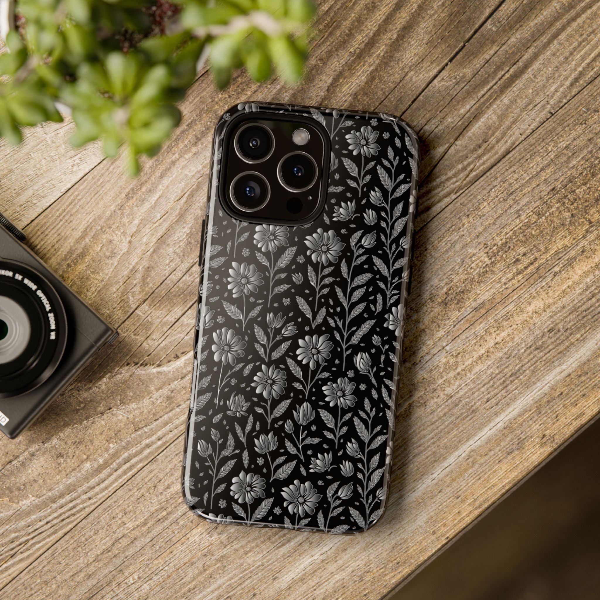 Stylish Floral Phone Case, Tough Floral Case, Botanical Phone Cover, Durable Floral Phone Protector, Gift for Her
