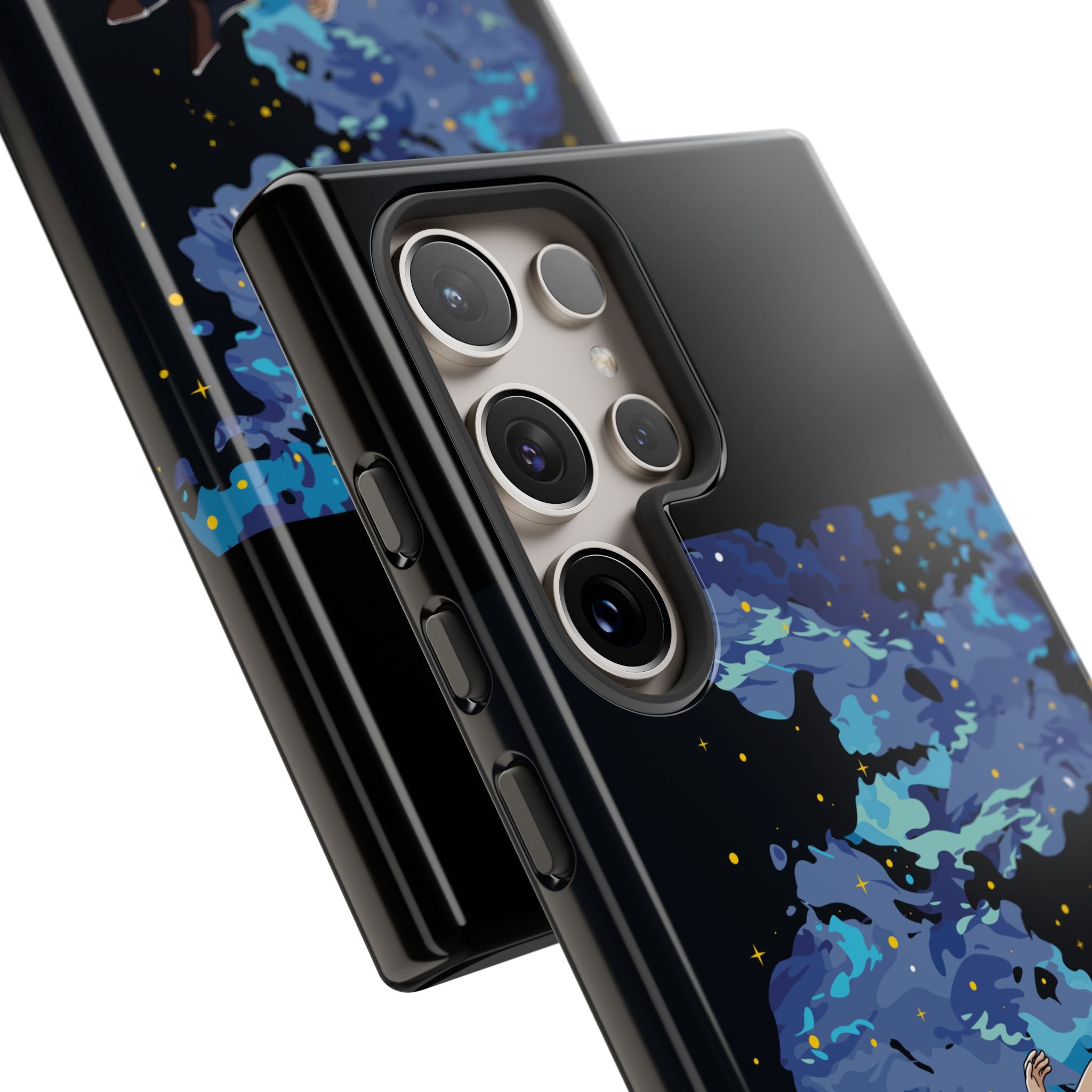 Tough Cases Phone Case - Artistic Galaxy Design, Cute Sleeve for Teens, Gift for Students, Unique Mobile Accessory, Trendy Tech Protection