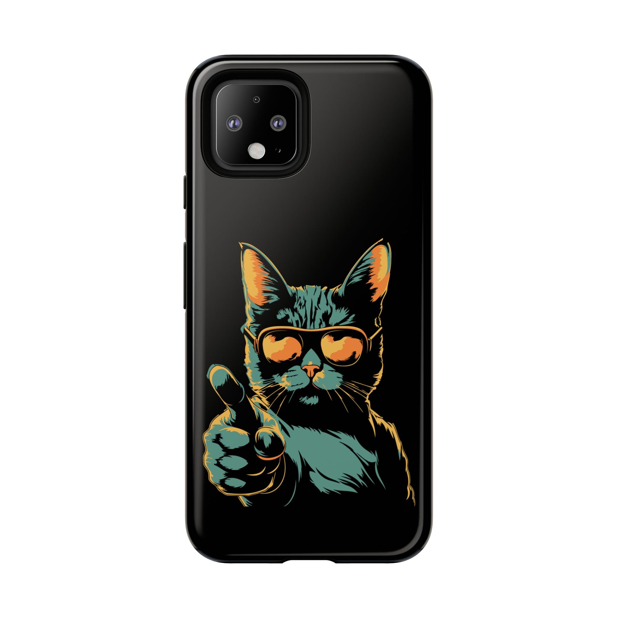 Cool Cat Phone Case, Stylish Phone Cover, Pet Lover Gift, Cute Cat Design, Fun Cat Accessories