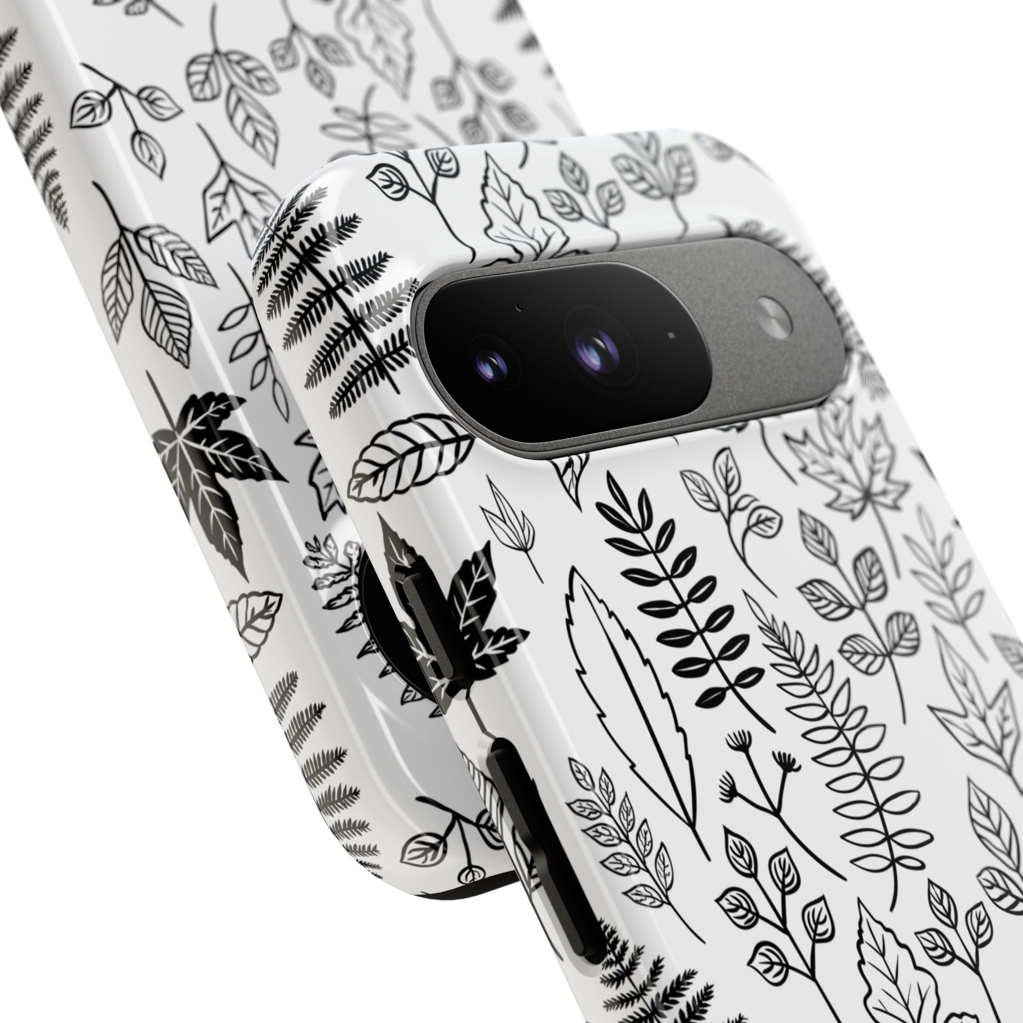 Stylish Phone Case for Nature Lovers, Botanical Design, Gift for Her, Fall Accessories, Customizable Tech Gear