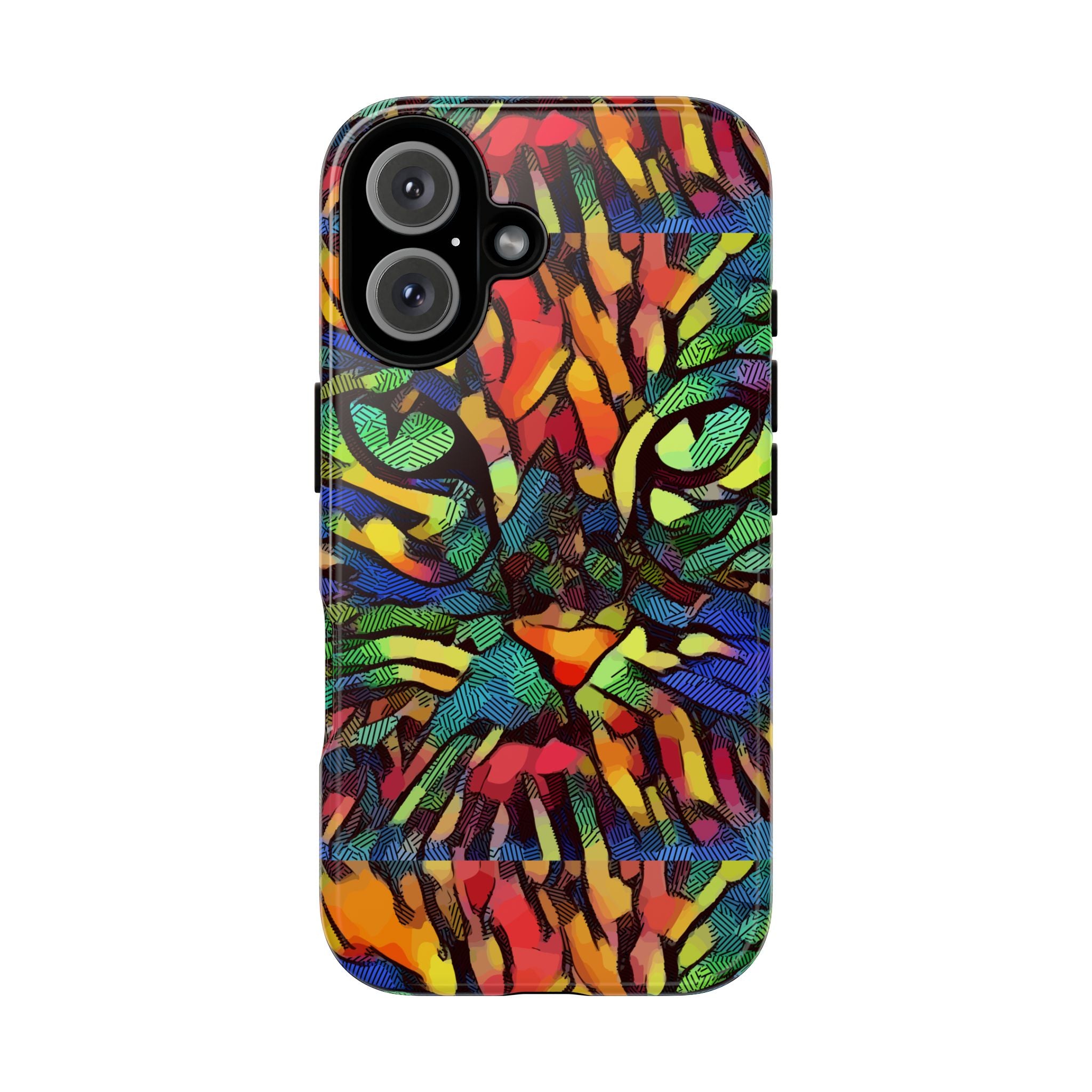 Colorful Phone Cases for Vibrant Style - Tough Cases, Unique Gifts, Animal Print, Artistic Design, Phone Accessories, Eco-Friendly