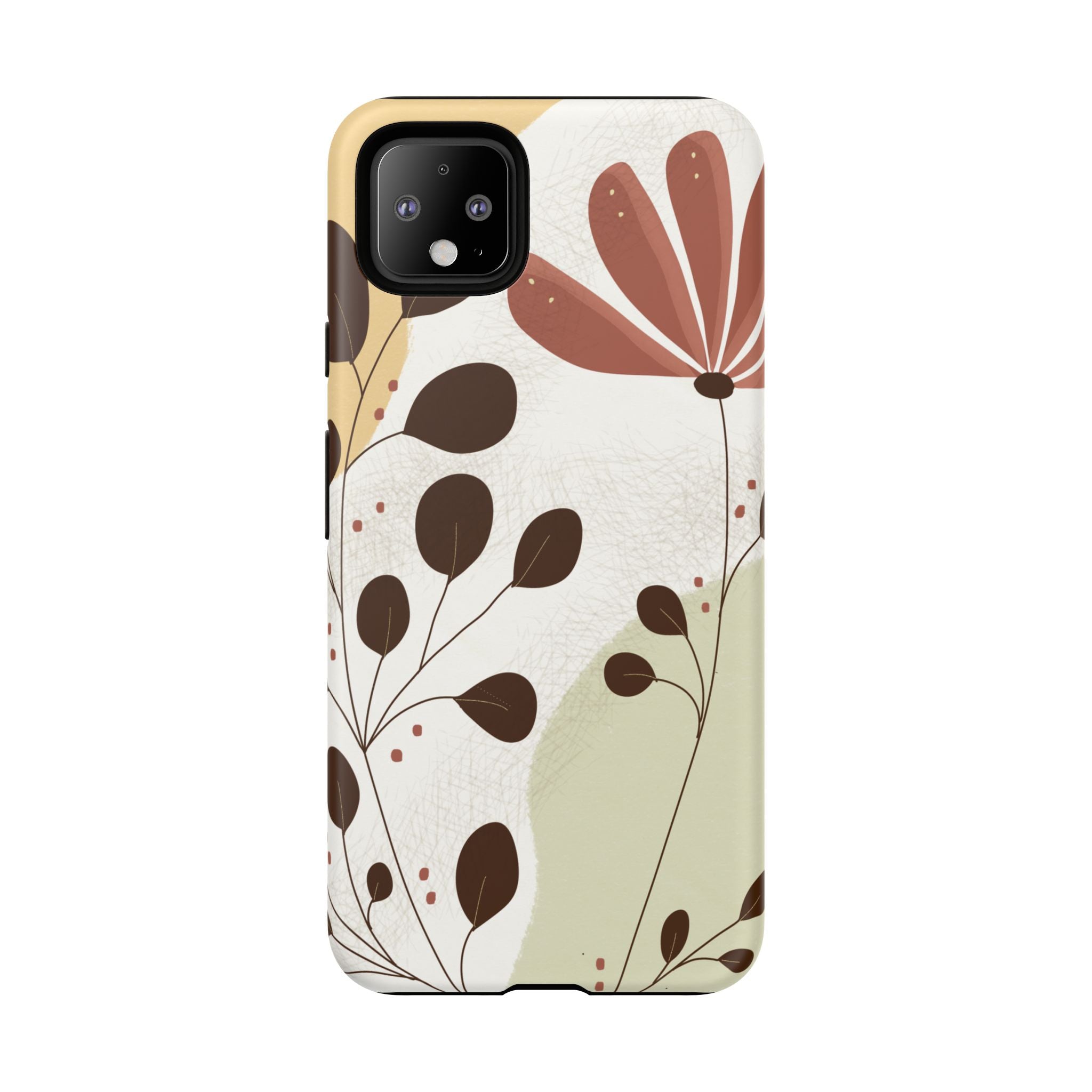 Floral Phone Case - Stylish Tough Cases for Women, Trendy Phone Cover, Gift for Her, Birthday Present, Everyday Use