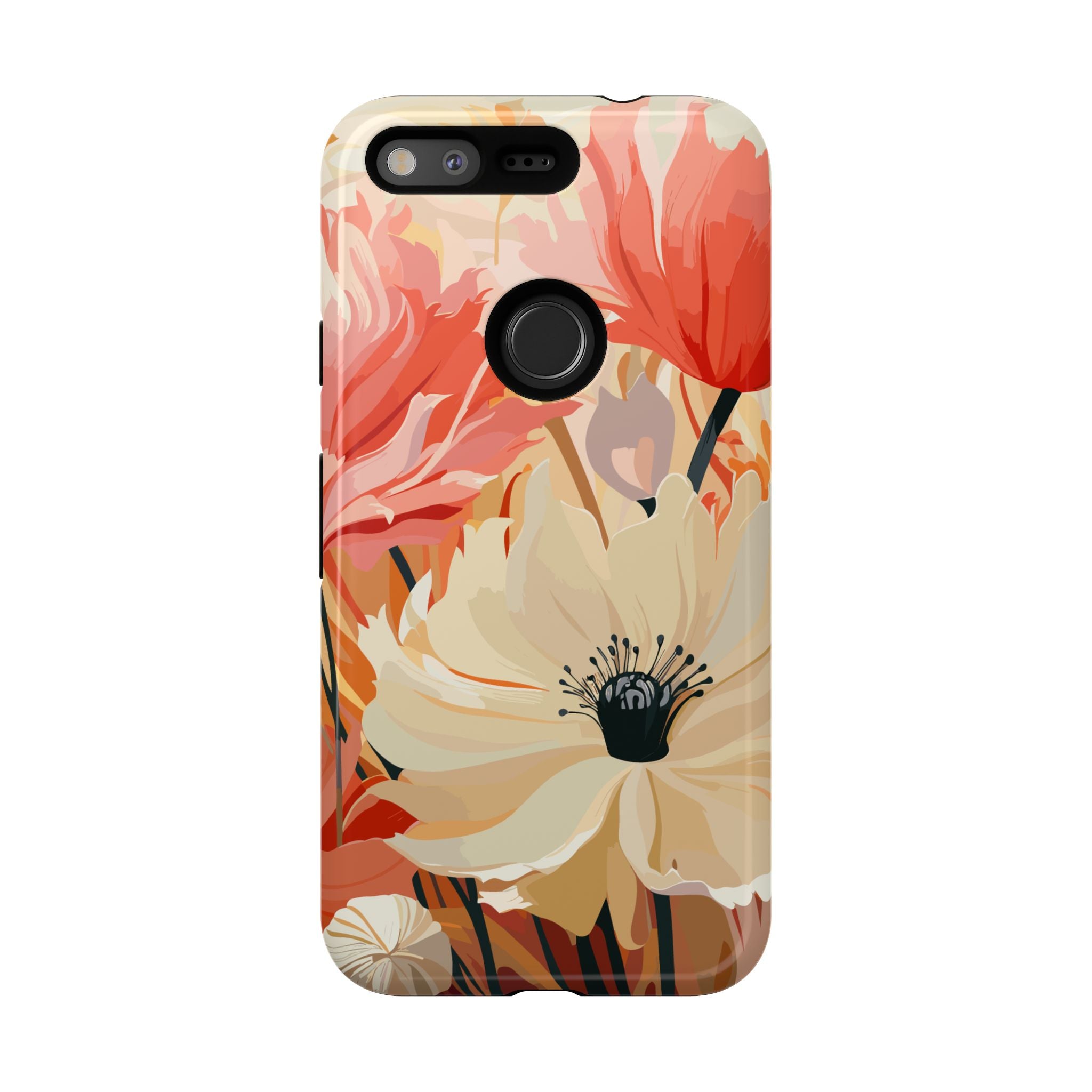 Floral Phone Case, Tough Protective Cover for Floral Lovers, Perfect Gift for Friends, Spring Celebration, Art Lovers Gift
