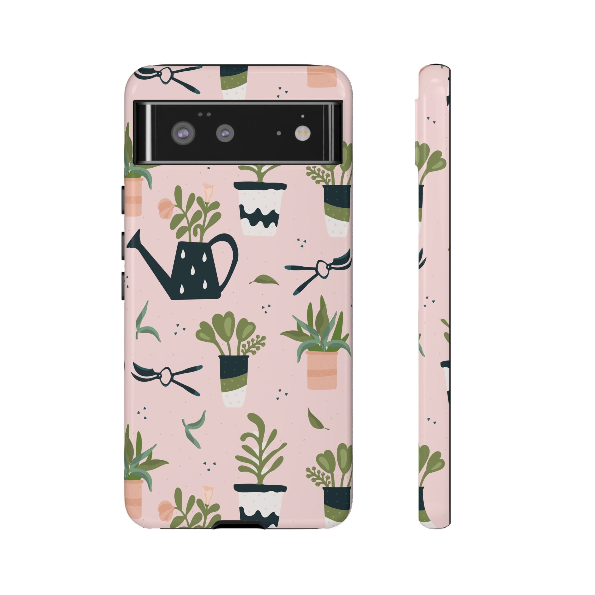 Floral Phone Case, Cute Plant Lover Case, Gift for Gardeners, Phone Cover, Green Thumb Accessories, Mother's Day Gift