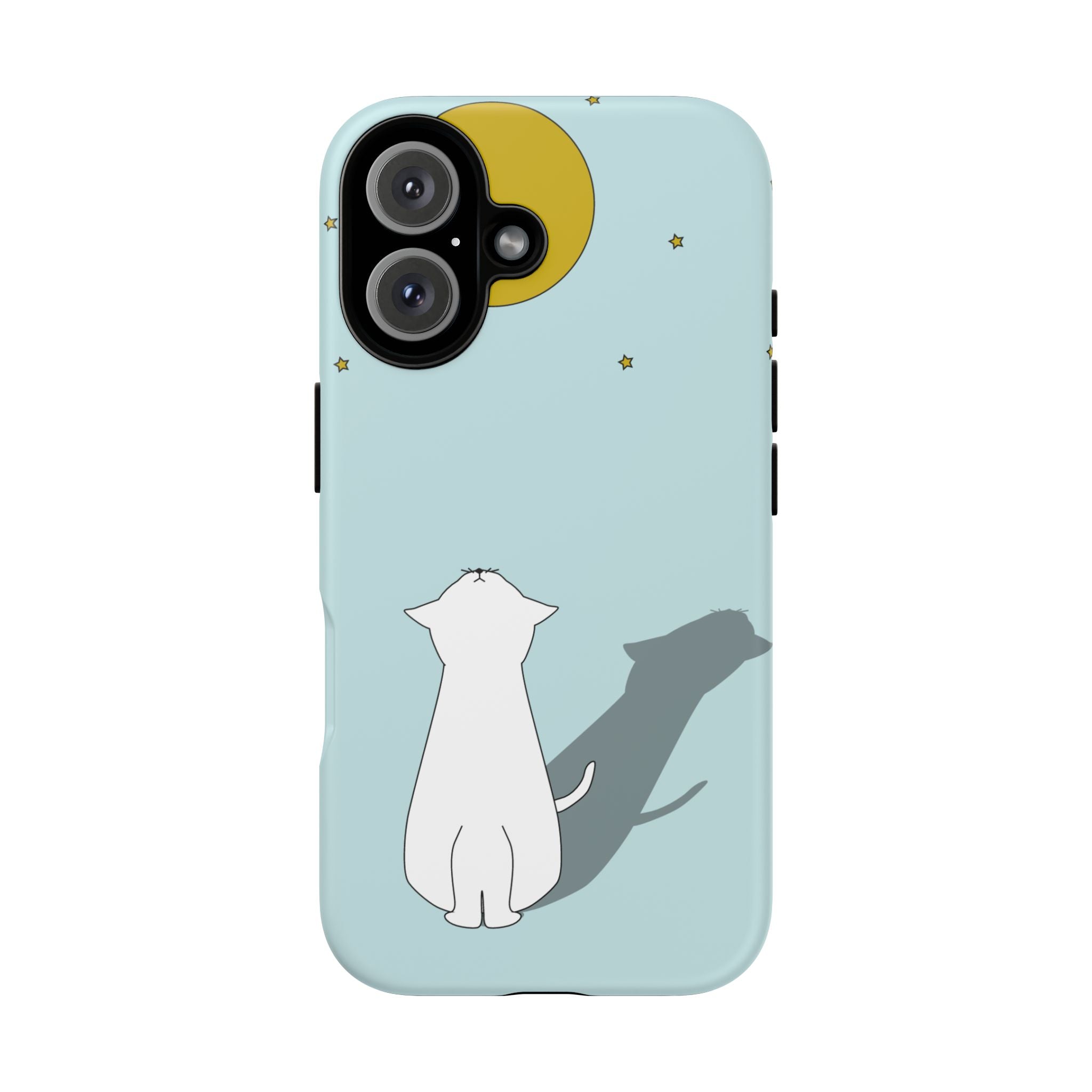Cute Cat Phone Case, Tough Phone Cover, Pet Lover Gift, Unique Case, Animal Decor, Birthday Gift