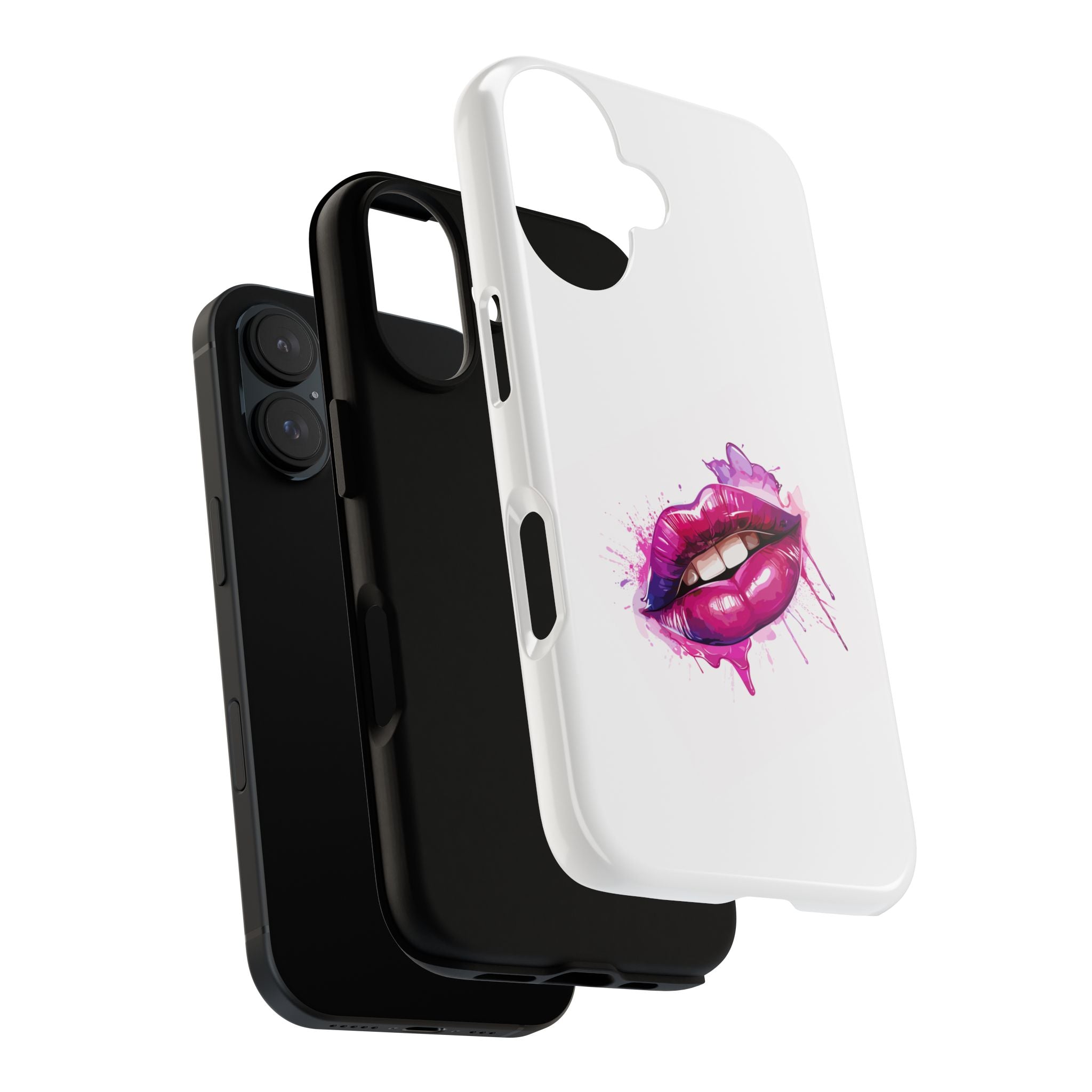 Lips Phone Case - Tough Cases, Trendy Tech Accessories, Gift for Her, Phone Protector, Fun Pop Art Style