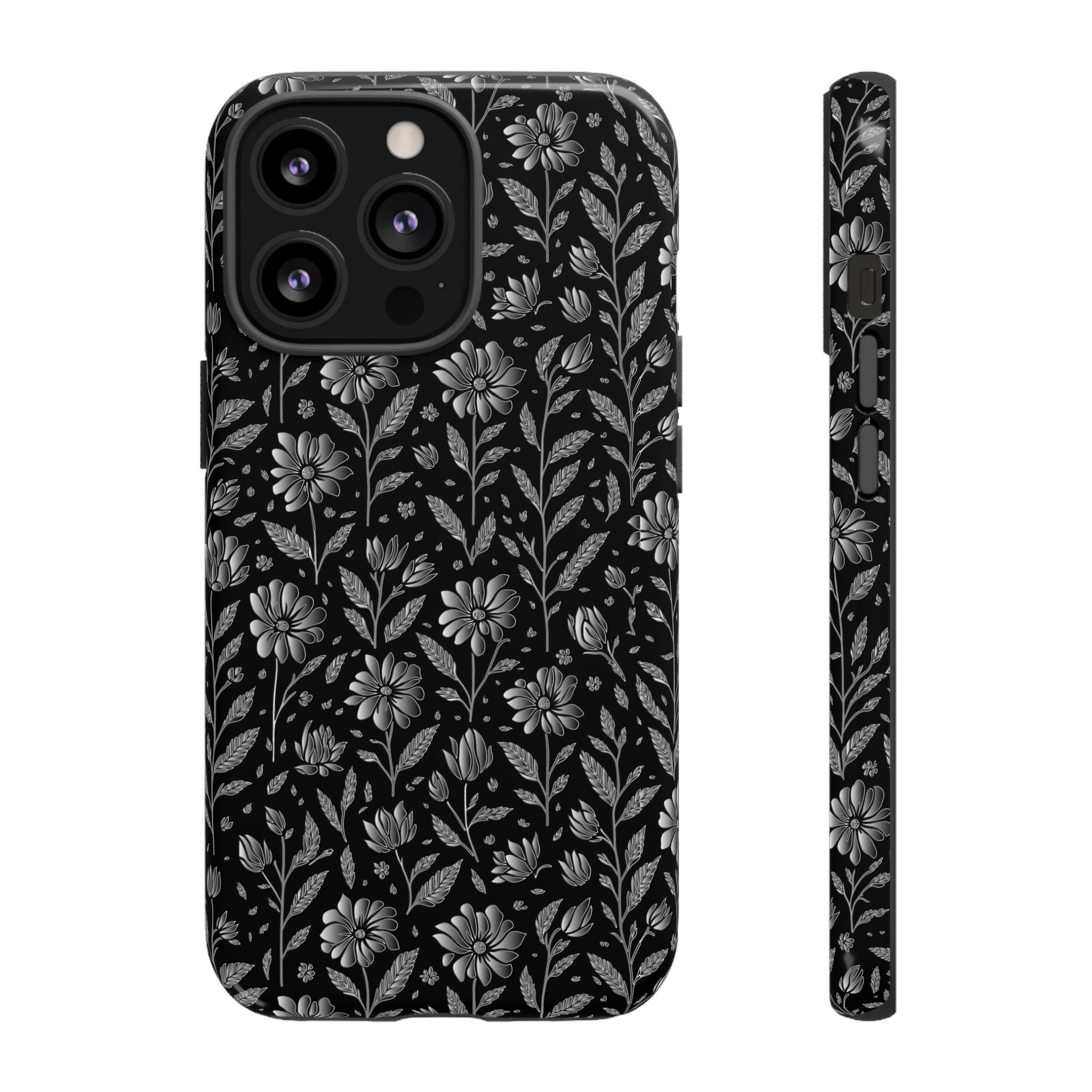 Stylish Floral Phone Case, Tough Floral Case, Botanical Phone Cover, Durable Floral Phone Protector, Gift for Her
