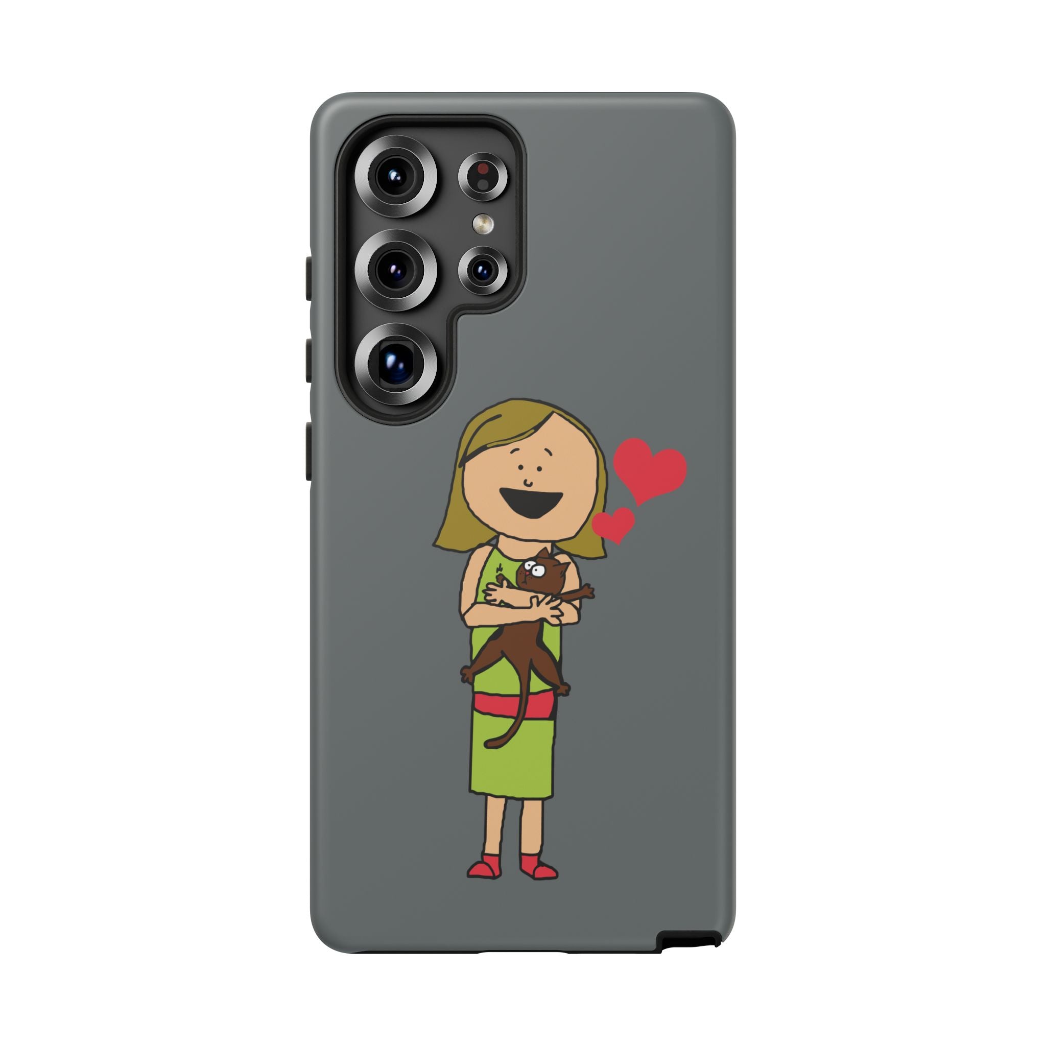 Pet Lover's Phone Case, Cute Animal Phone Cover, Gift for Dog Lovers, Cartoon Design, Fun Smartphone Accessory