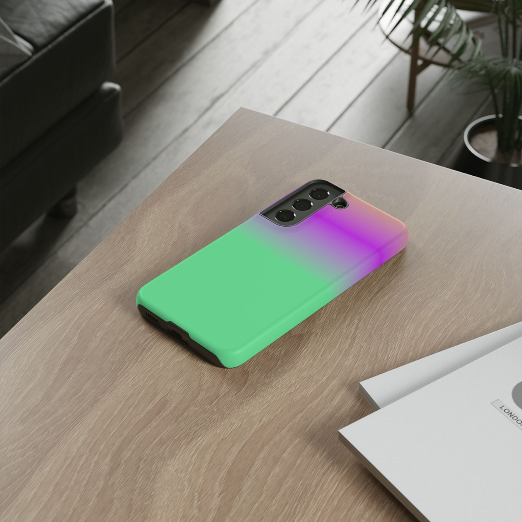 Vibrant Phone Case, Stylish Tech Accessory, Fun Gift Idea, Unique Mobile Cover, Trendy Gradient Design