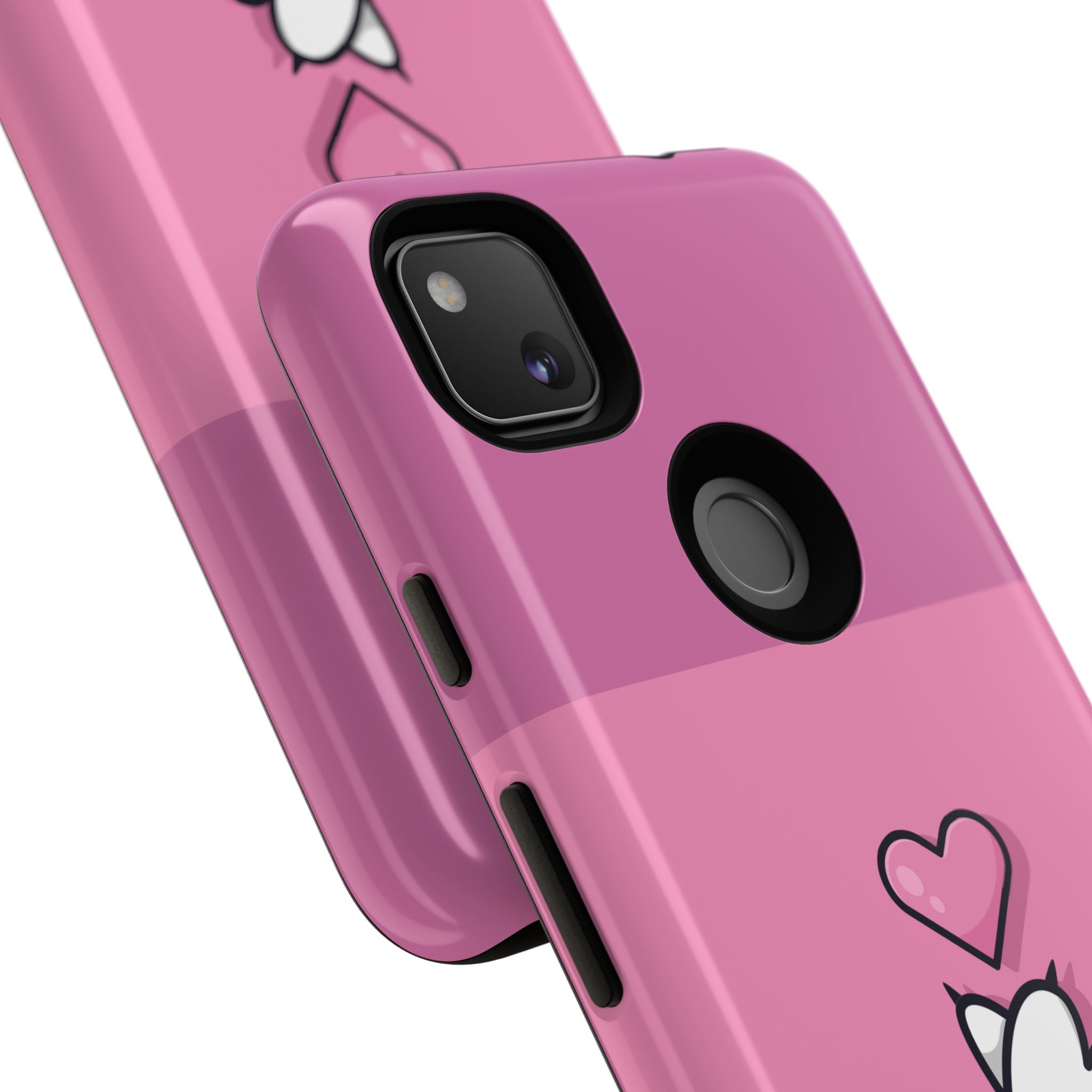 Cute Cat Paw Phone Case, Playful Pet Lover Gift, Animal Print Phone Cover, Heart Design Case, Fun Feminine Case, Kawaii Style
