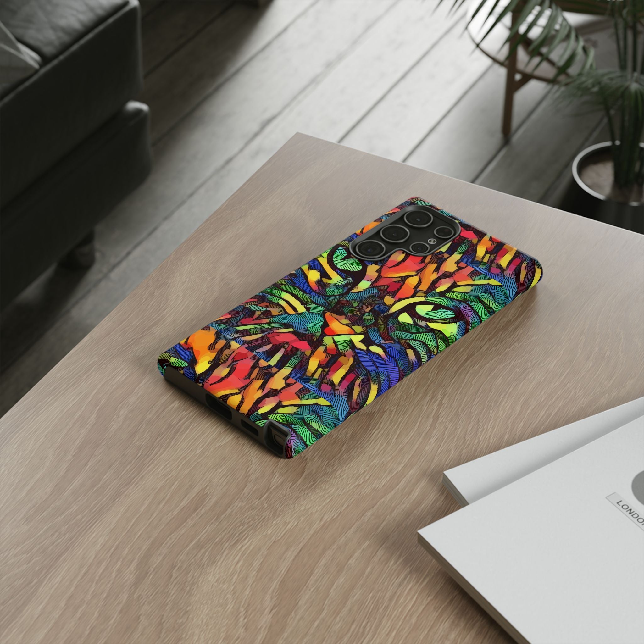 Colorful Phone Cases for Vibrant Style - Tough Cases, Unique Gifts, Animal Print, Artistic Design, Phone Accessories, Eco-Friendly