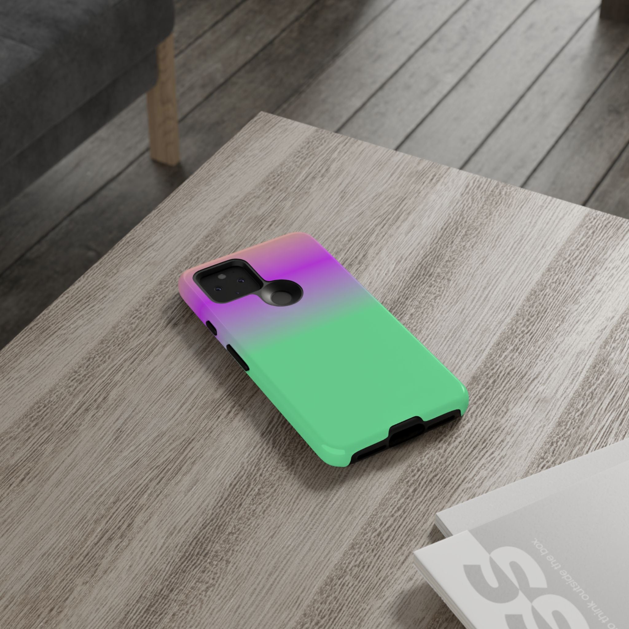 Vibrant Phone Case, Stylish Tech Accessory, Fun Gift Idea, Unique Mobile Cover, Trendy Gradient Design