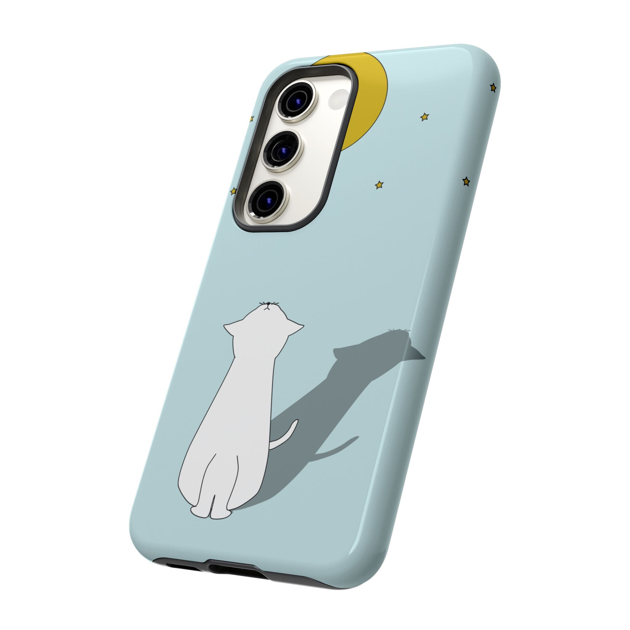 Cute Cat Phone Case, Tough Phone Cover, Pet Lover Gift, Unique Case, Animal Decor, Birthday Gift