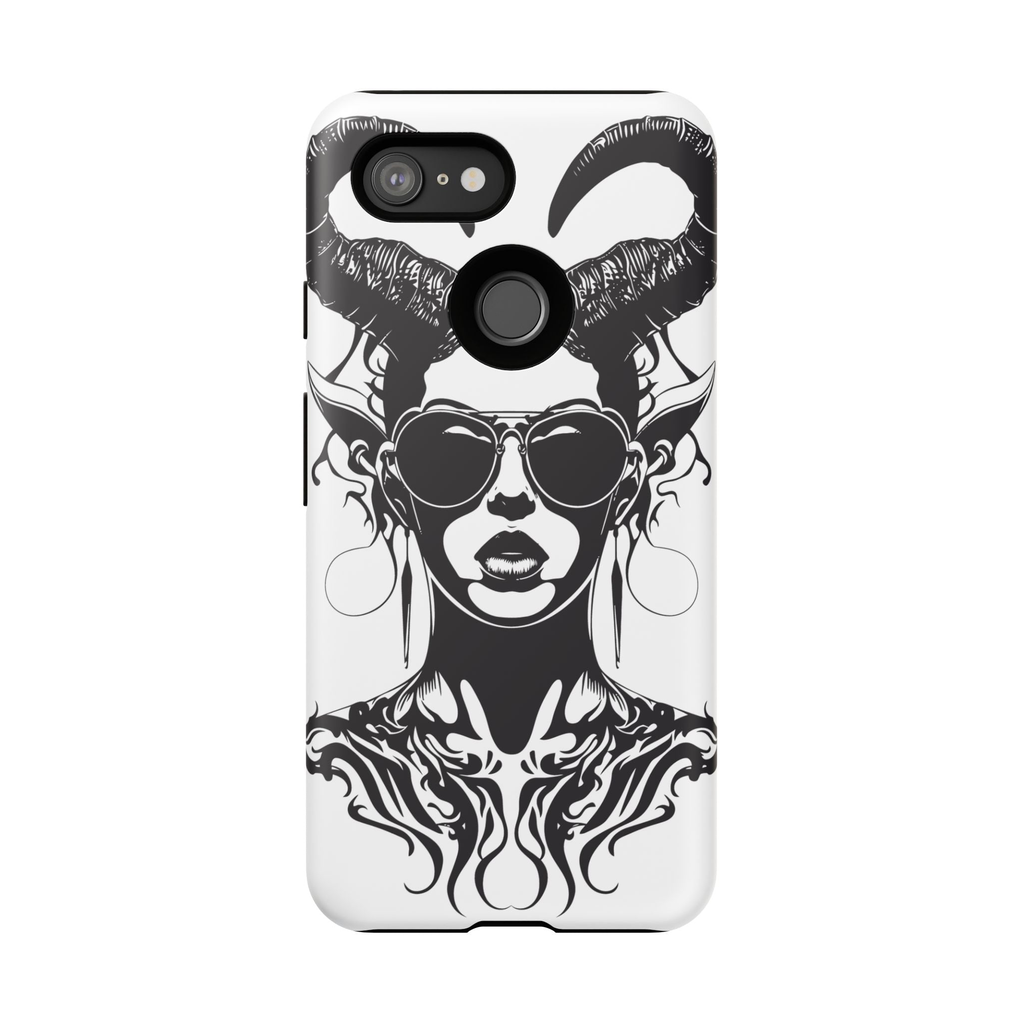 Tough Cases: Stylish Phone Case with Edgy Design, Protective Cover, Gift for Her, Trendy Accessories, Unique Art, Holiday Present