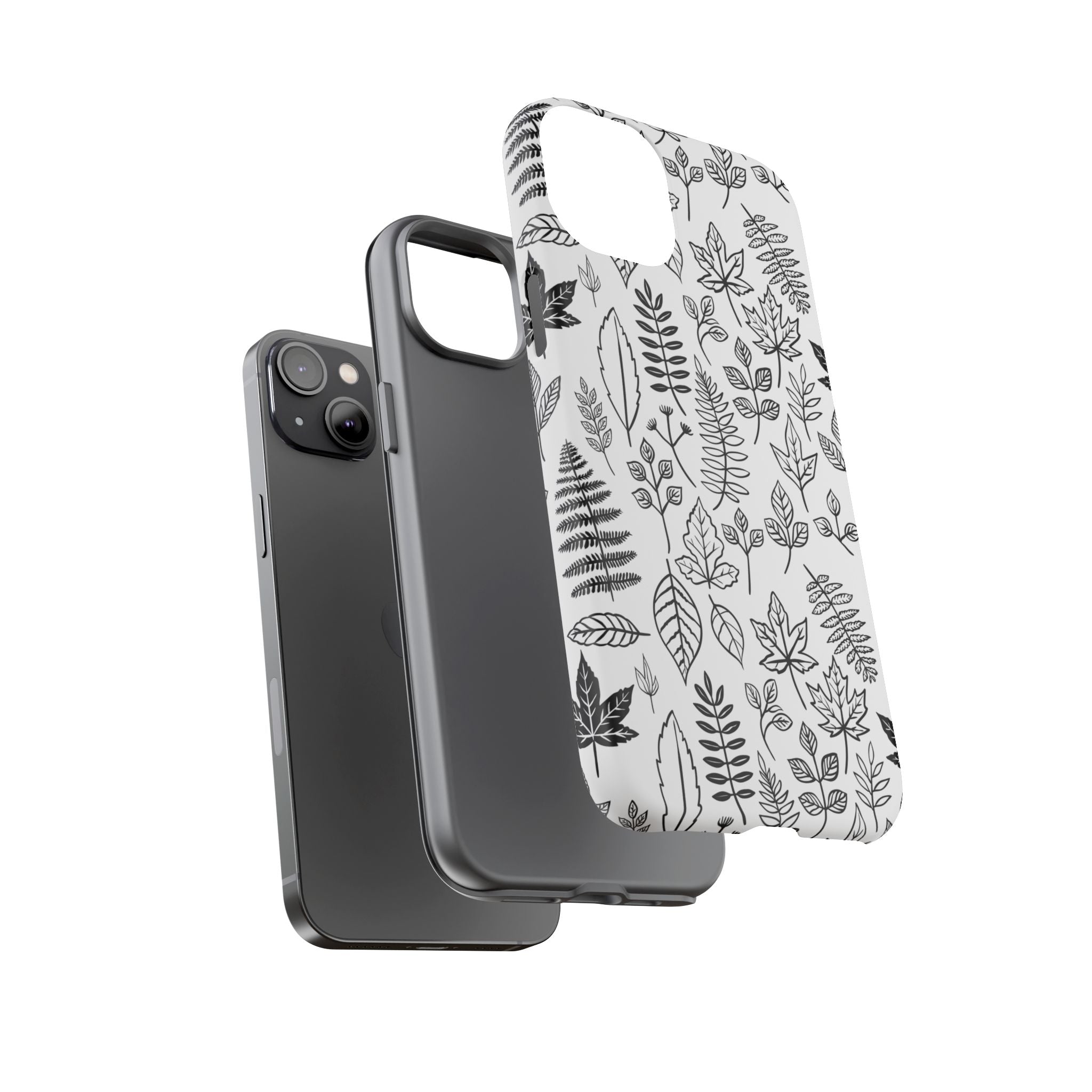 Stylish Phone Case for Nature Lovers, Botanical Design, Gift for Her, Fall Accessories, Customizable Tech Gear