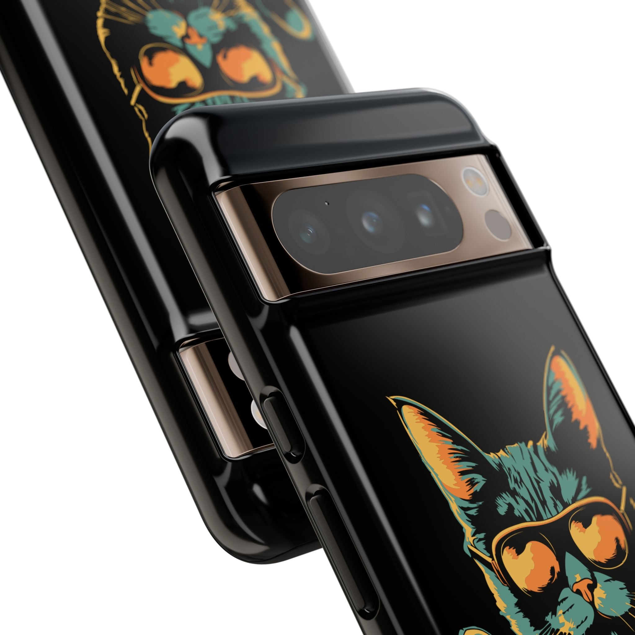 Cool Cat Phone Case, Stylish Phone Cover, Pet Lover Gift, Cute Cat Design, Fun Cat Accessories