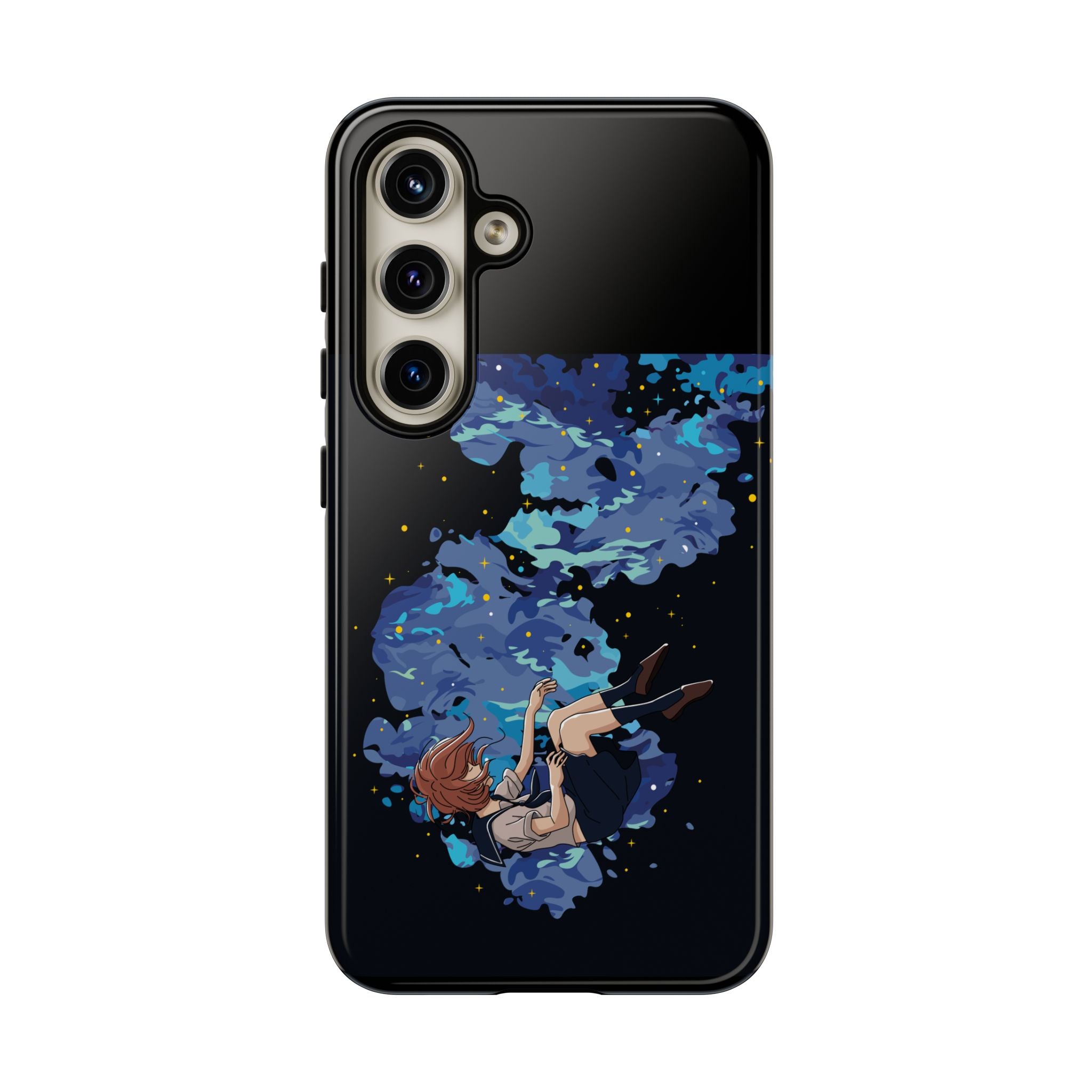 Tough Cases Phone Case - Artistic Galaxy Design, Cute Sleeve for Teens, Gift for Students, Unique Mobile Accessory, Trendy Tech Protection