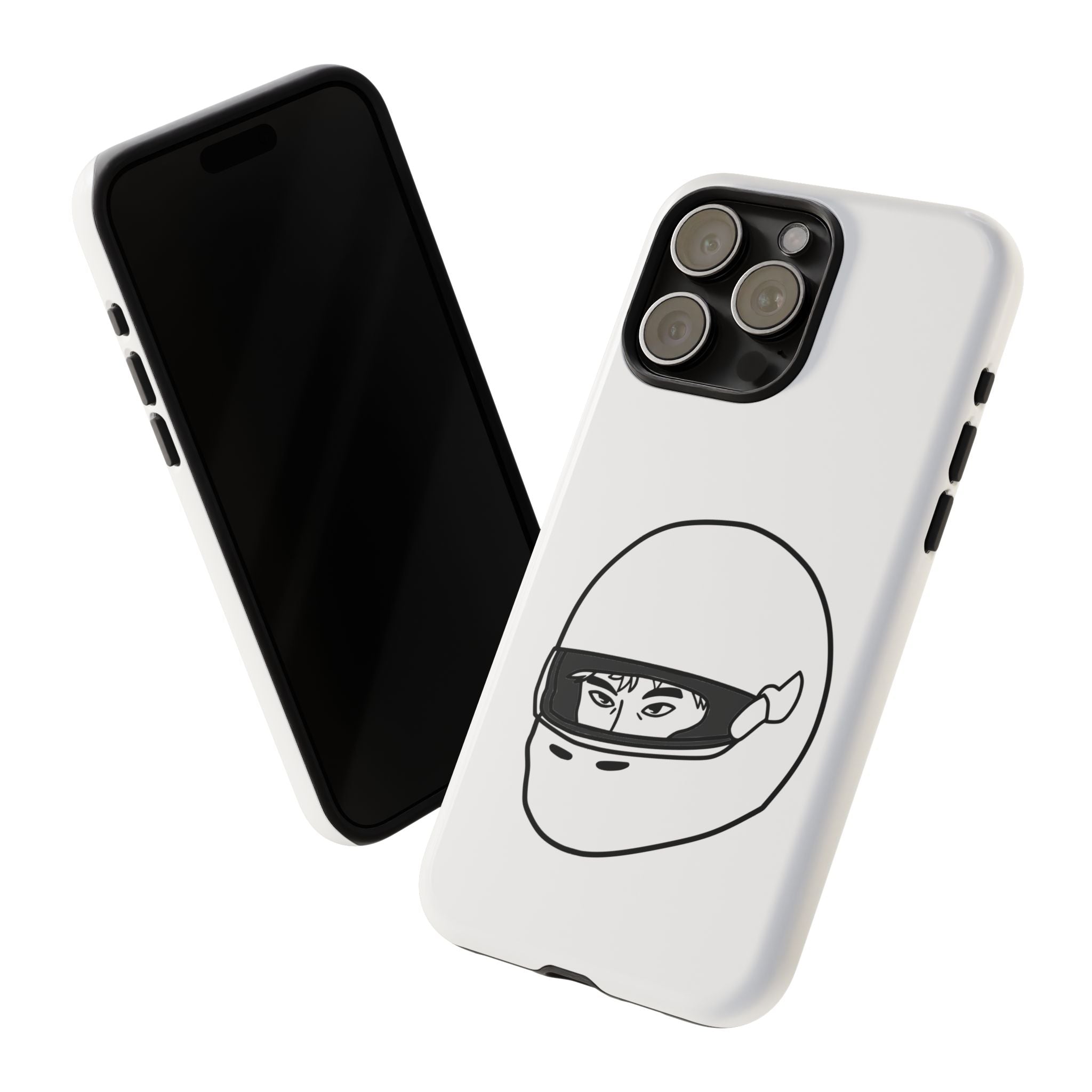 Stylish Phone Case with Racing Helmet Design | Tough Cases | Unique Gift, Motorcycle Enthusiast, Race Lover, Custom Accessory, Everyday Use