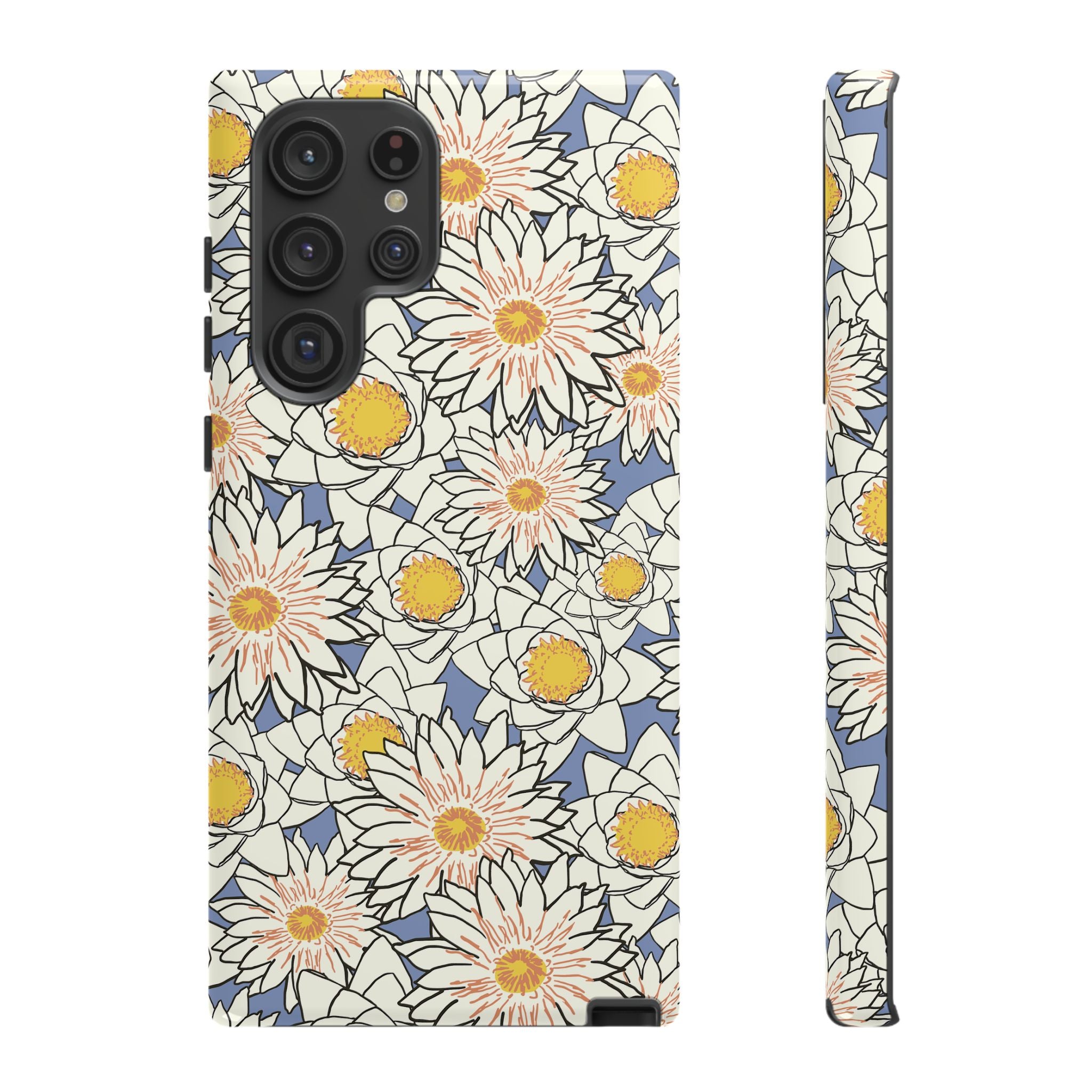 Stylish Phone Case, Floral Protective Cover, Gift for Nature Lovers, Trendy Tech Accessory, Customizable Phone Case