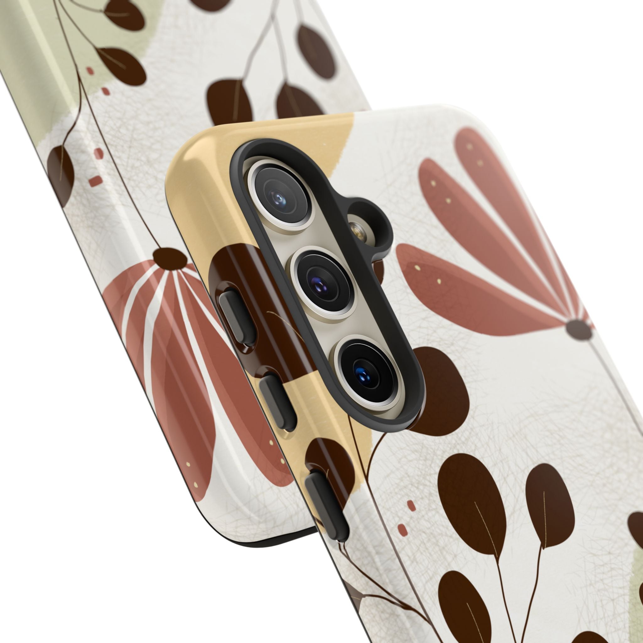 Floral Phone Case - Stylish Tough Cases for Women, Trendy Phone Cover, Gift for Her, Birthday Present, Everyday Use