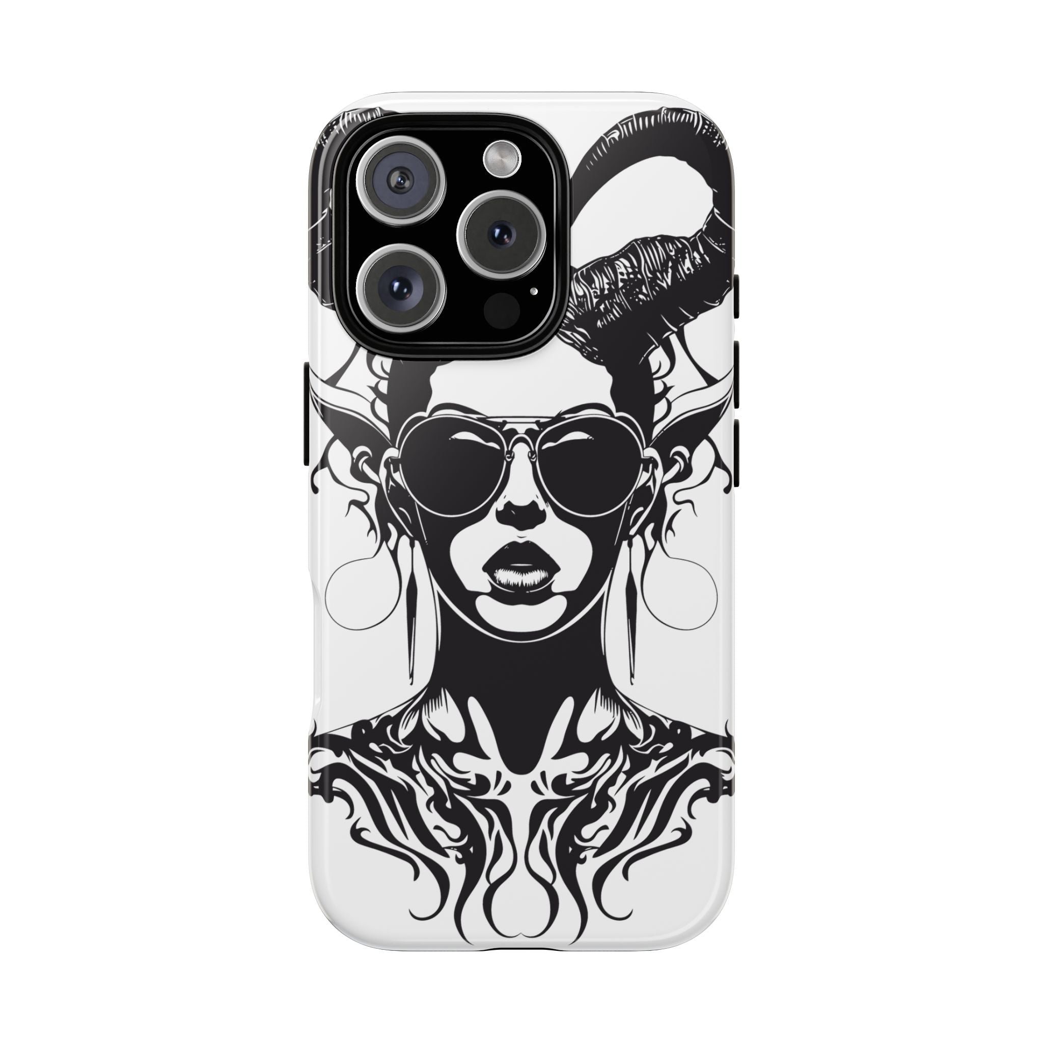 Tough Cases: Stylish Phone Case with Edgy Design, Protective Cover, Gift for Her, Trendy Accessories, Unique Art, Holiday Present