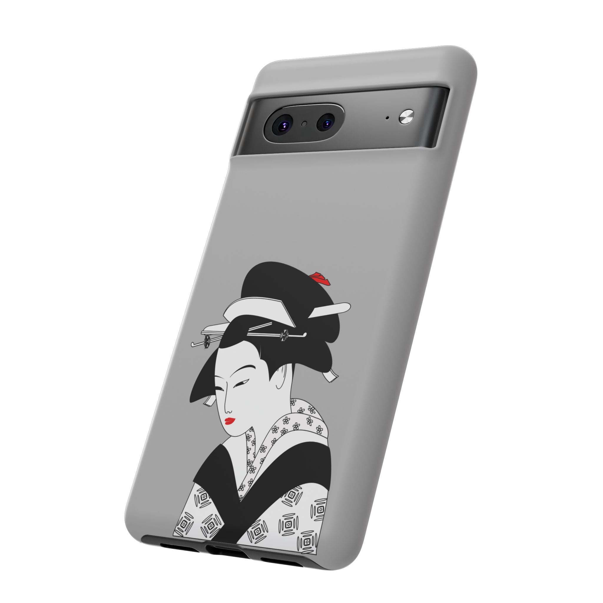 Stylish Phone Case with Japanese Geisha Design, Tough Phone Case, Cute Phone Cover, Japanese Art, Ethnic Style
