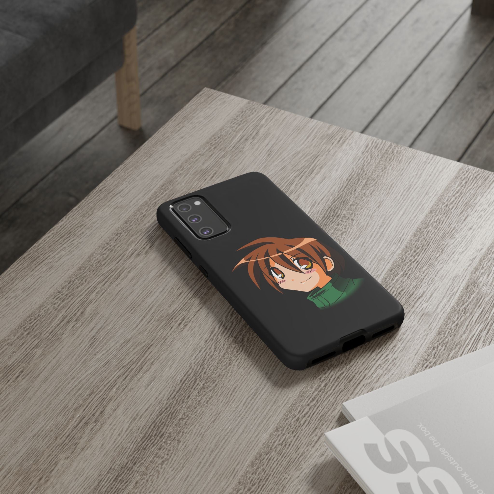 Anime Character Phone Case, Cute Phone Cover, Tough Cases for Teens, Customizable Gift, Geeky Accessories