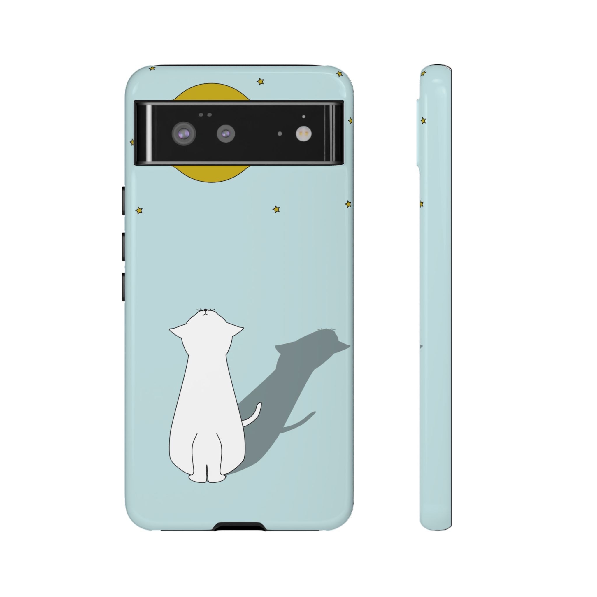 Cute Cat Phone Case, Tough Phone Cover, Pet Lover Gift, Unique Case, Animal Decor, Birthday Gift