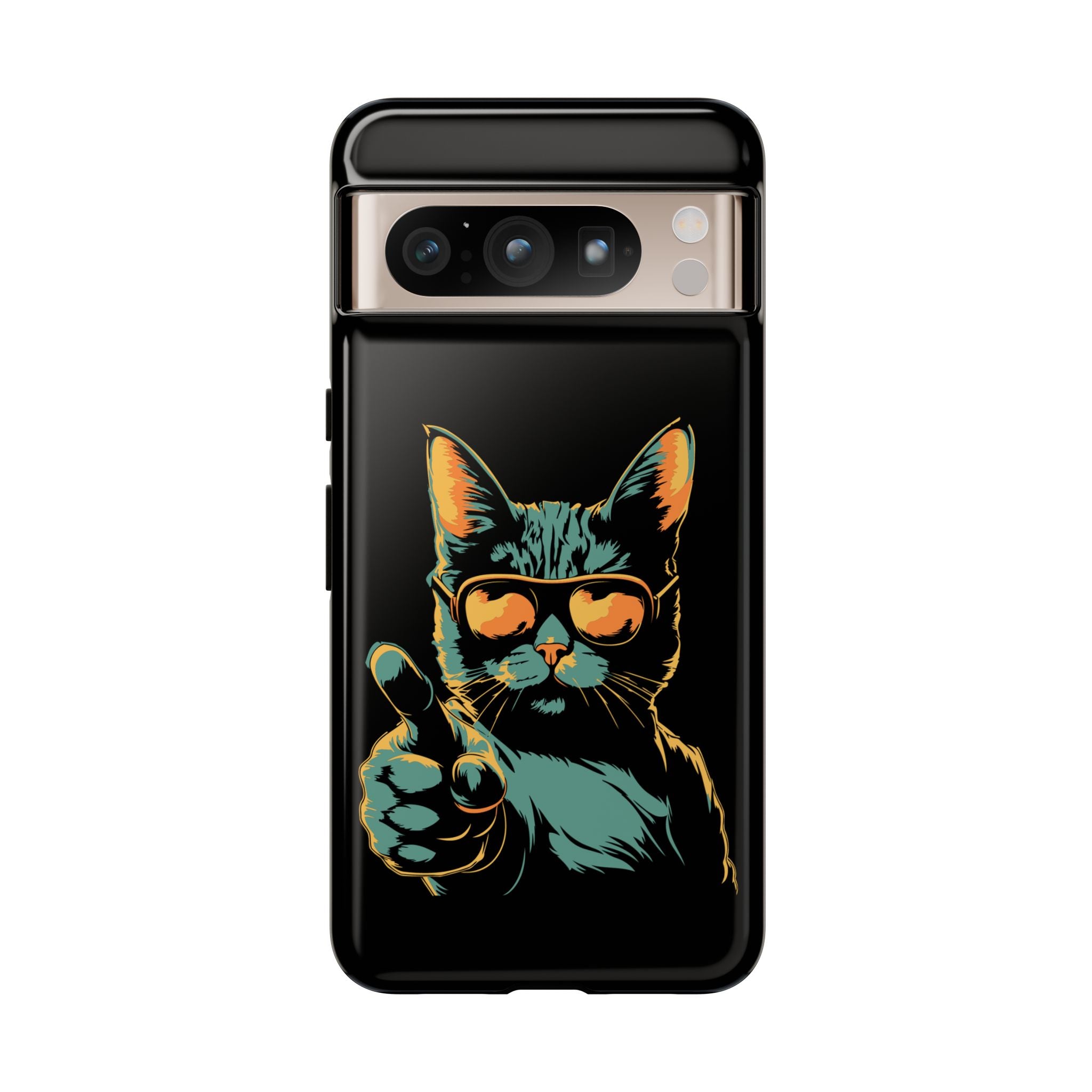 Cool Cat Phone Case, Stylish Phone Cover, Pet Lover Gift, Cute Cat Design, Fun Cat Accessories