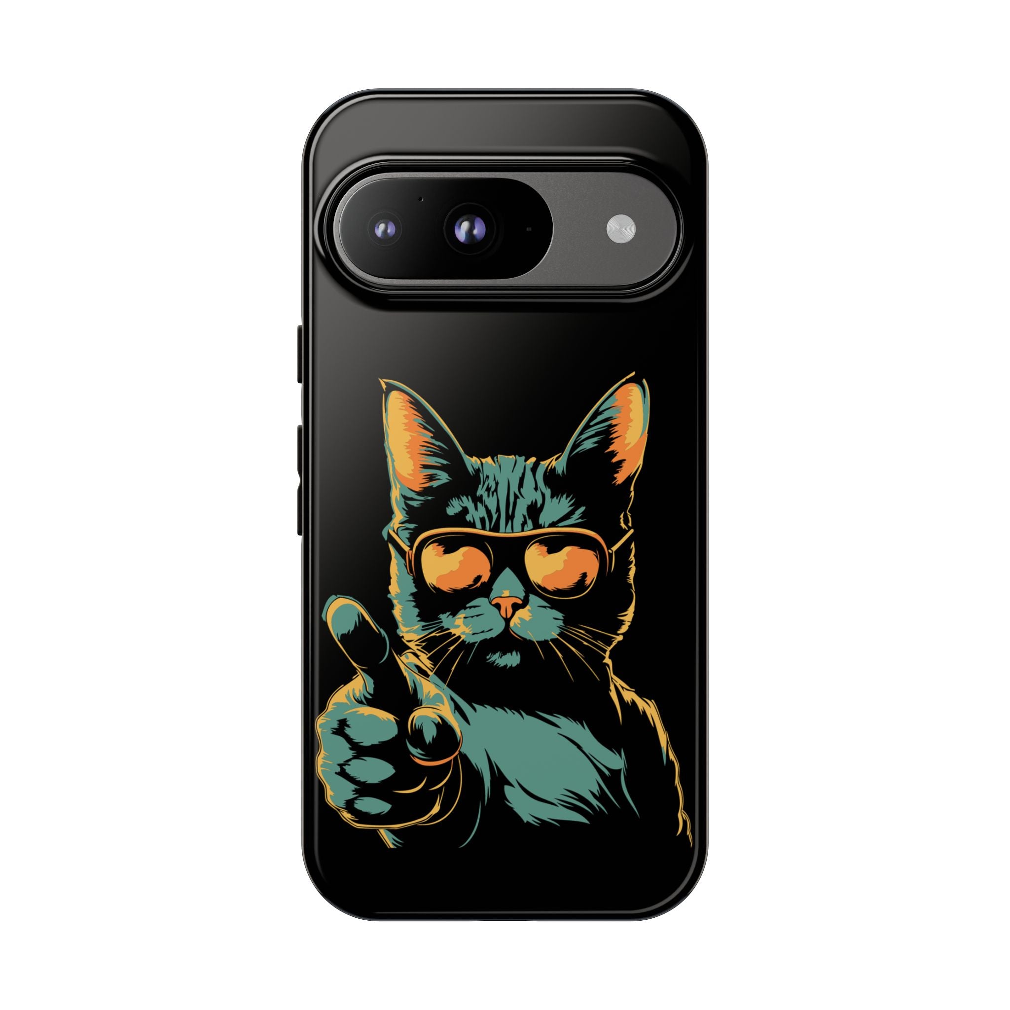 Cool Cat Phone Case, Stylish Phone Cover, Pet Lover Gift, Cute Cat Design, Fun Cat Accessories