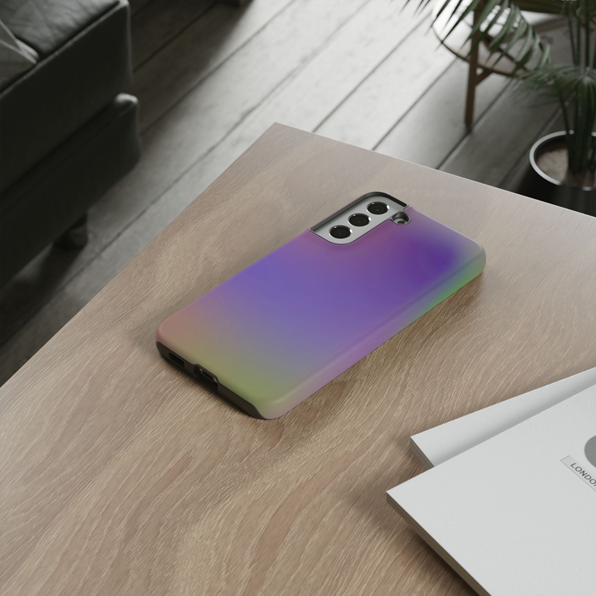 Colorful Phone Case, Tough Phone Cover, Gradient Design Case, Stylish Mobile Accessories, Unique Gift for Her