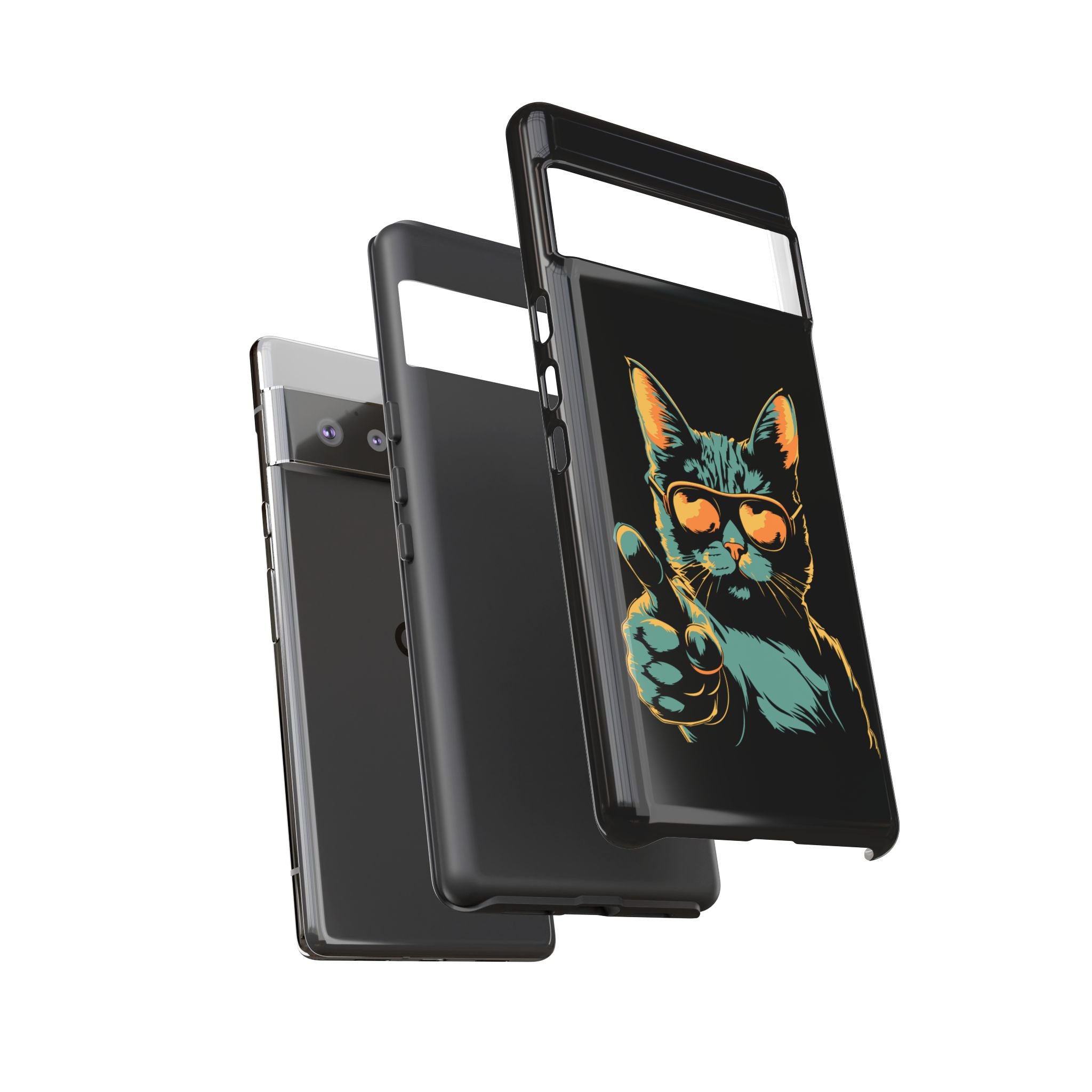 Cool Cat Phone Case, Stylish Phone Cover, Pet Lover Gift, Cute Cat Design, Fun Cat Accessories