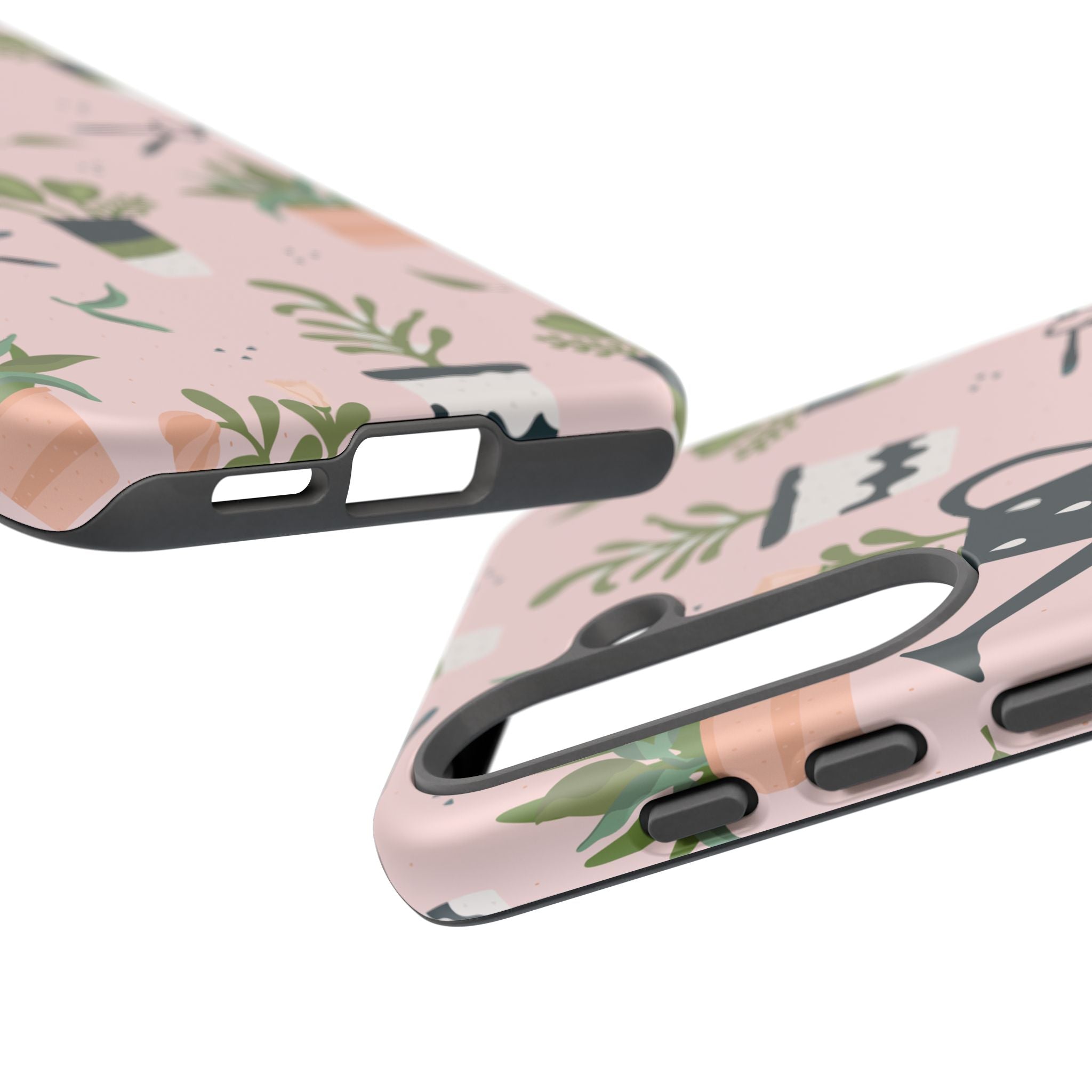 Floral Phone Case, Cute Plant Lover Case, Gift for Gardeners, Phone Cover, Green Thumb Accessories, Mother's Day Gift