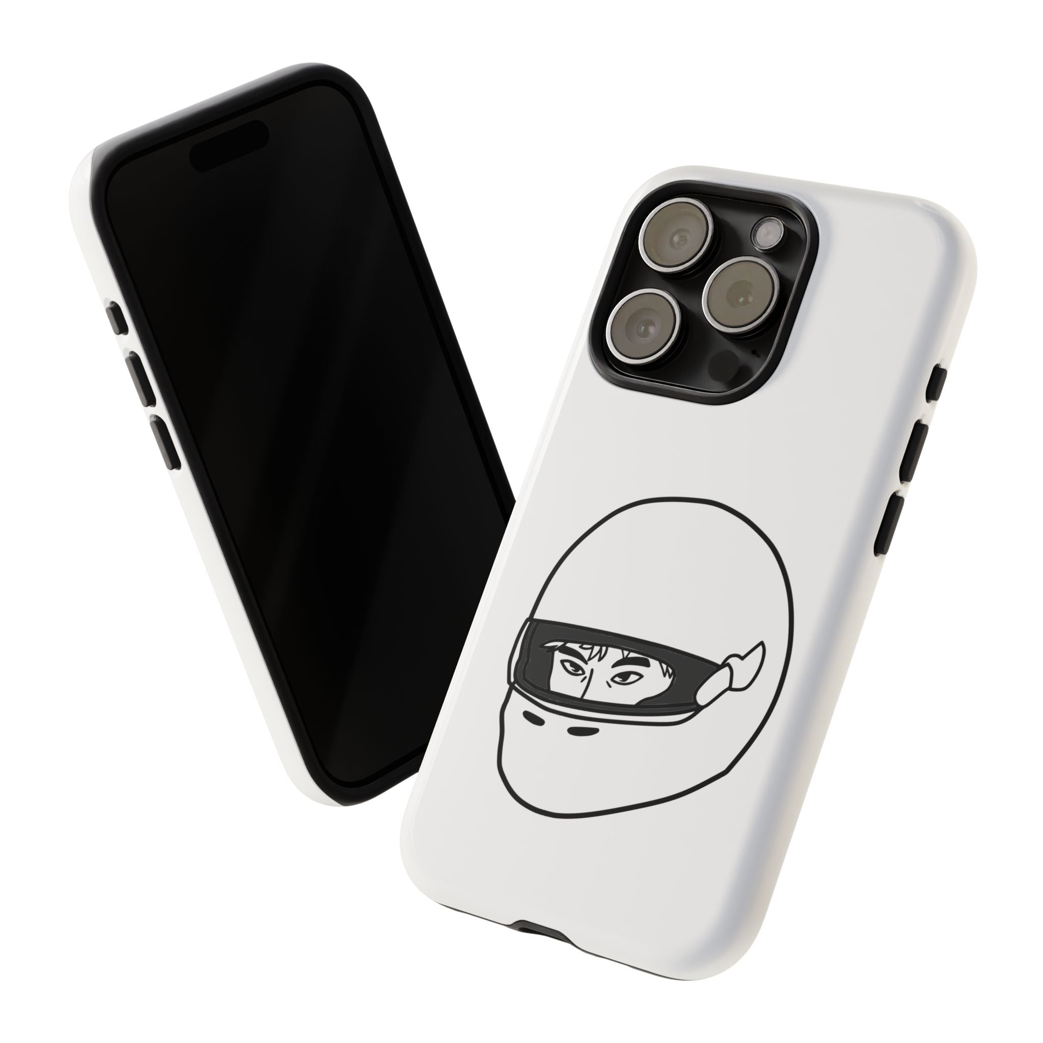Stylish Phone Case with Racing Helmet Design | Tough Cases | Unique Gift, Motorcycle Enthusiast, Race Lover, Custom Accessory, Everyday Use