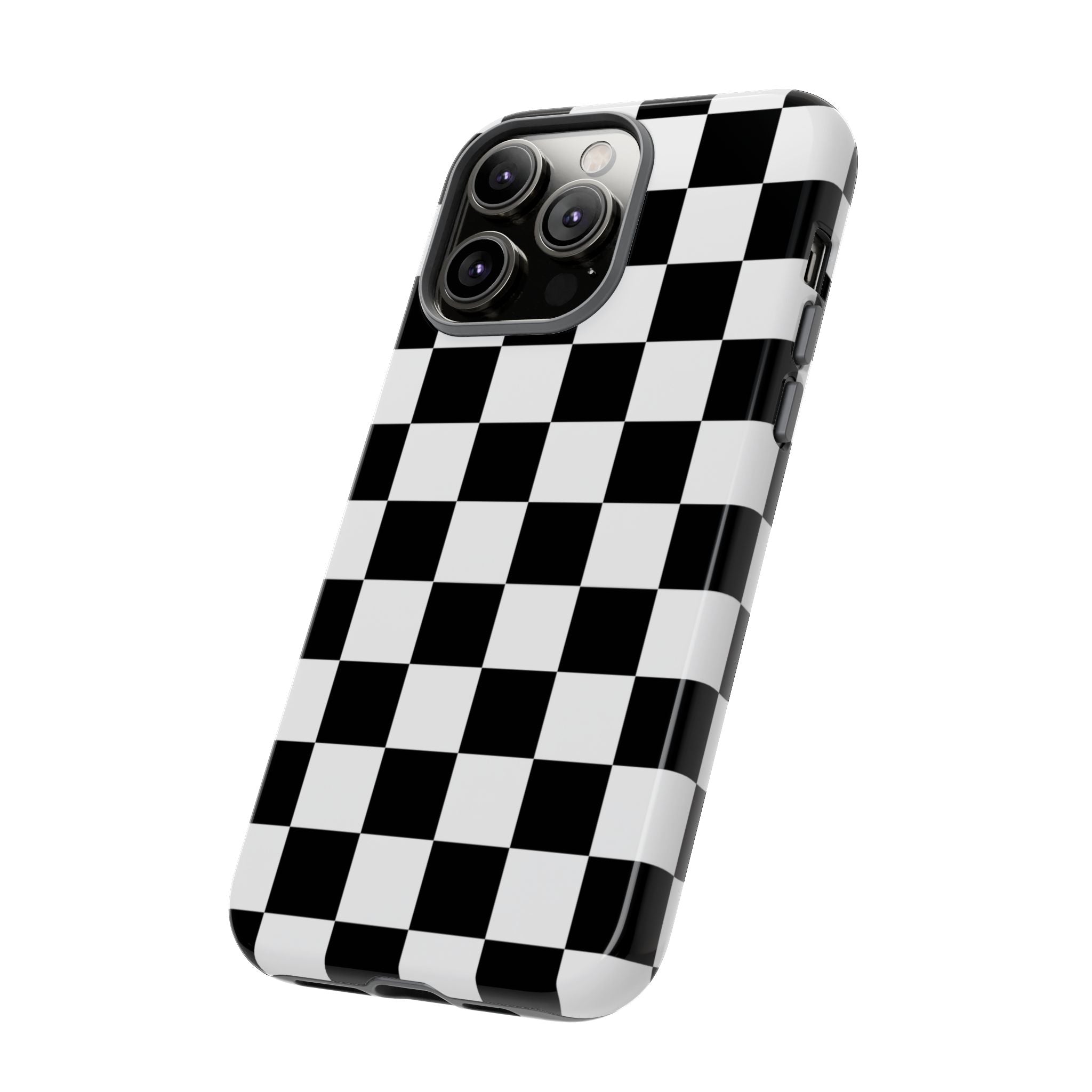 Stylish Checkered Phone Case | Trendy Protective Cover for iPhone, Gift for Teens, Fashion Accessory, Unique Design for All Occasions