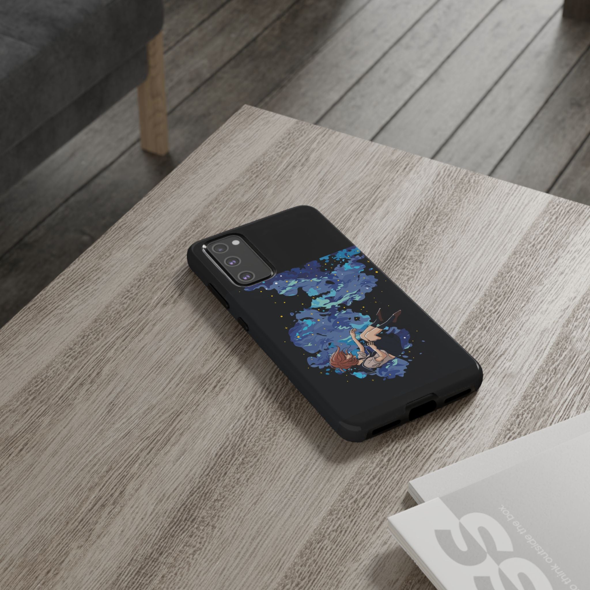 Tough Cases Phone Case - Artistic Galaxy Design, Cute Sleeve for Teens, Gift for Students, Unique Mobile Accessory, Trendy Tech Protection