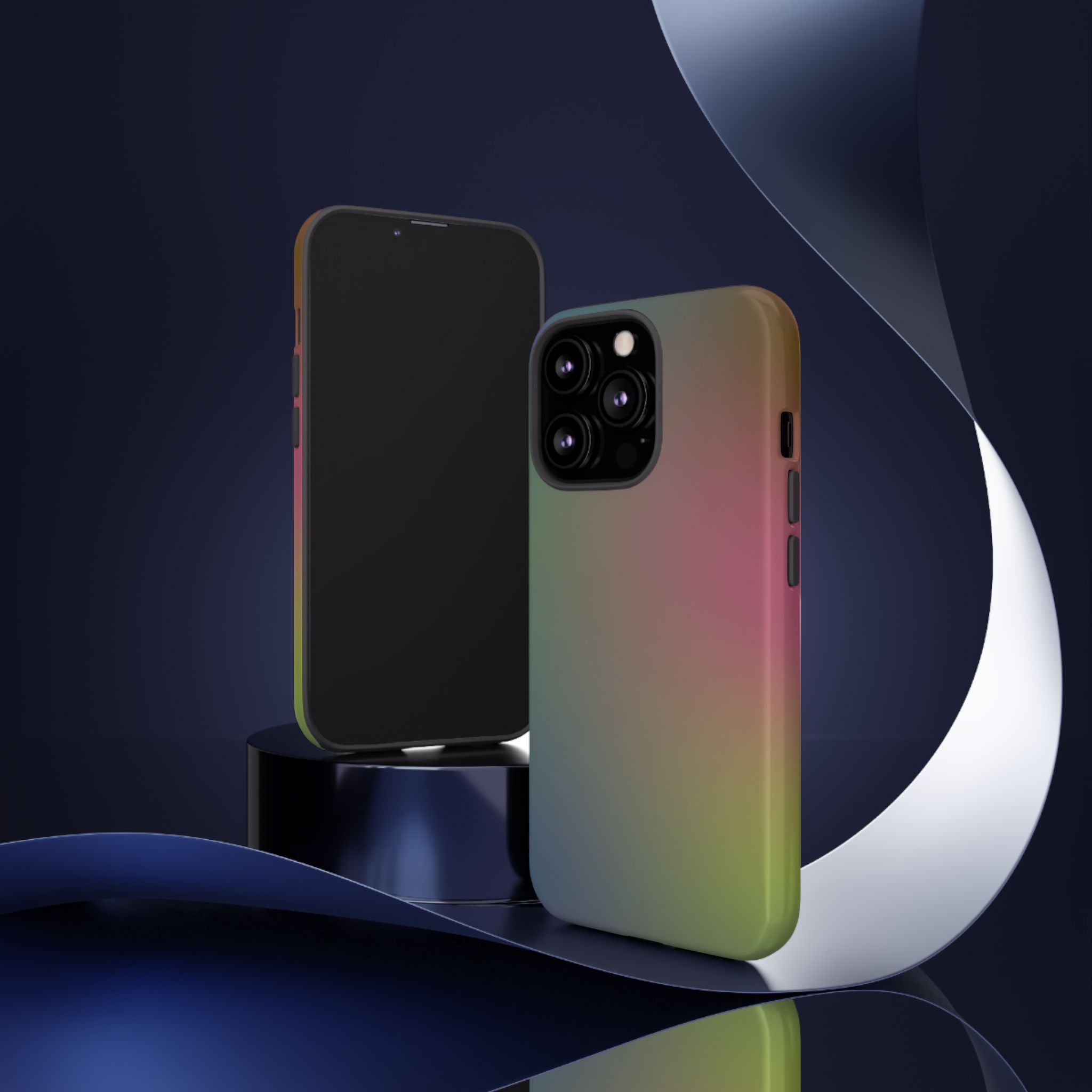 Gradient Phone Case - Protective Cover for iPhone, Stylish Mobile Accessory, Unique Gift for Her, Phone Protection, Trendy Phone Cases