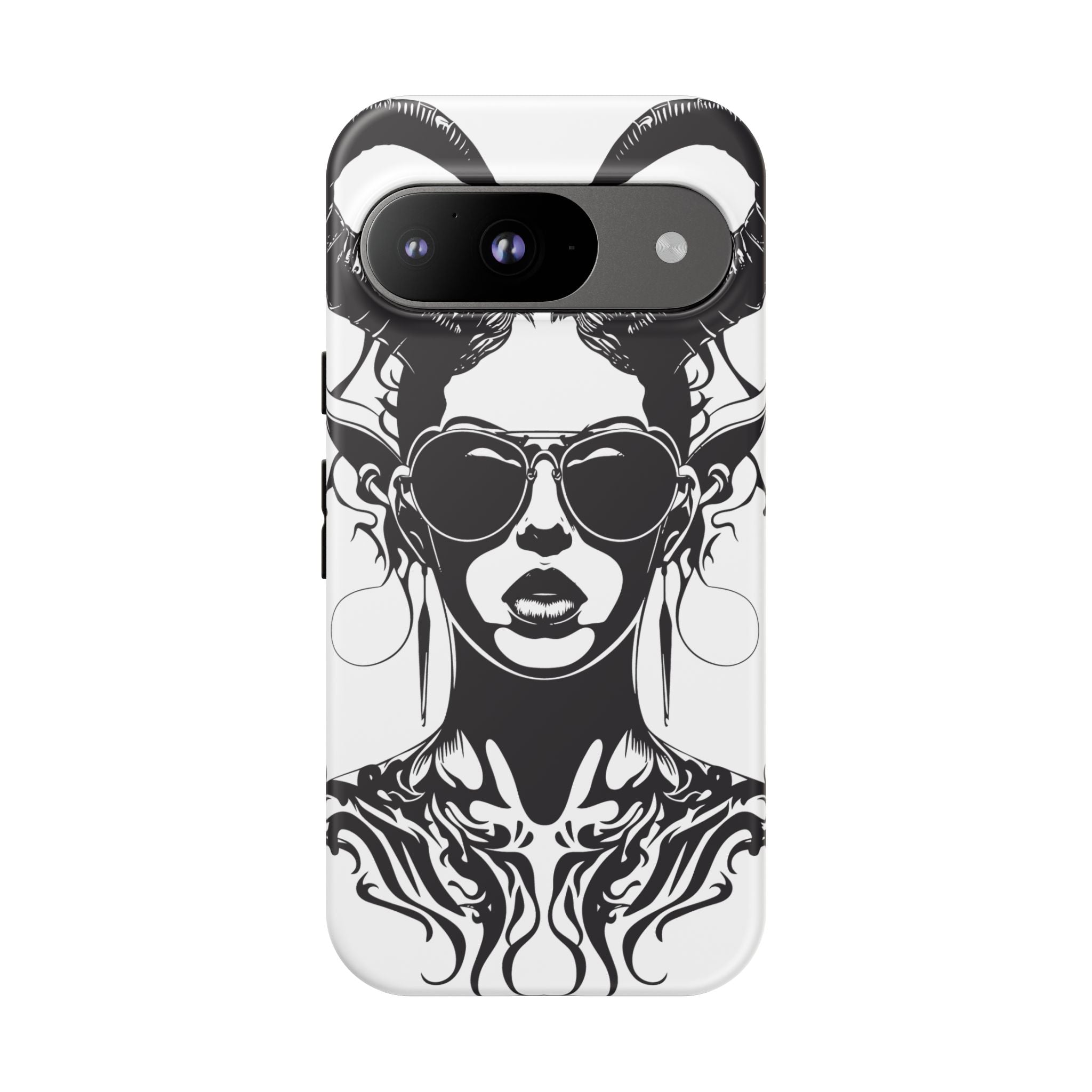 Tough Cases: Stylish Phone Case with Edgy Design, Protective Cover, Gift for Her, Trendy Accessories, Unique Art, Holiday Present