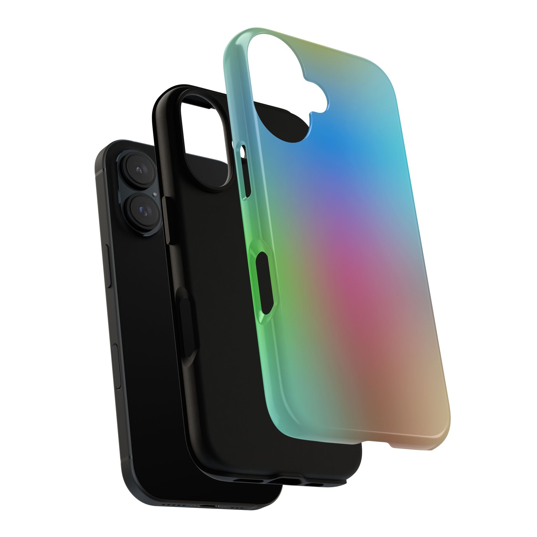 Colorful Mobile Phone Case, Unique Phone Cover, Stylish Phone Protector, Gift for Tech Lovers, Trendy Accessory