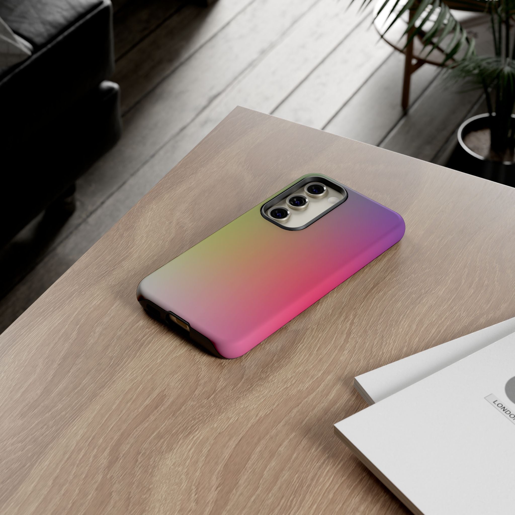 Gradient Phone Case, Tough Cases, Colorful Tech Accessory, Modern Phone Protection, Trendy Gift for Friends, Birthday, Holidays