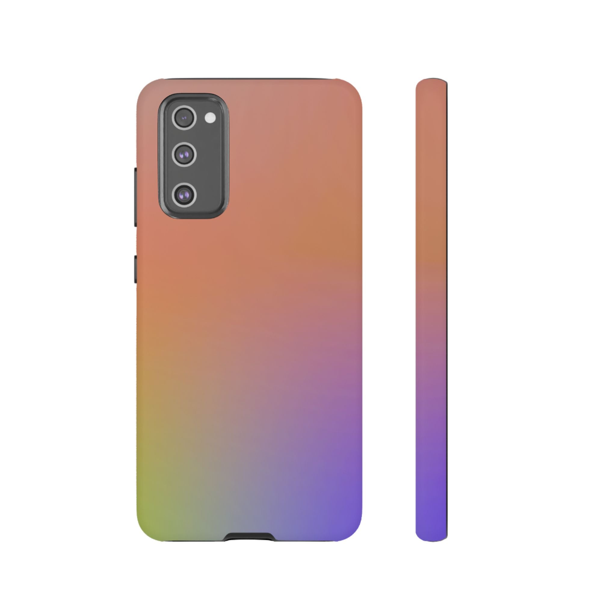 Colorful Gradient Phone Case, Tough Cases for iPhone, Customizable Phone Cover, Trendy Tech Accessory, Gift for Tech Lovers