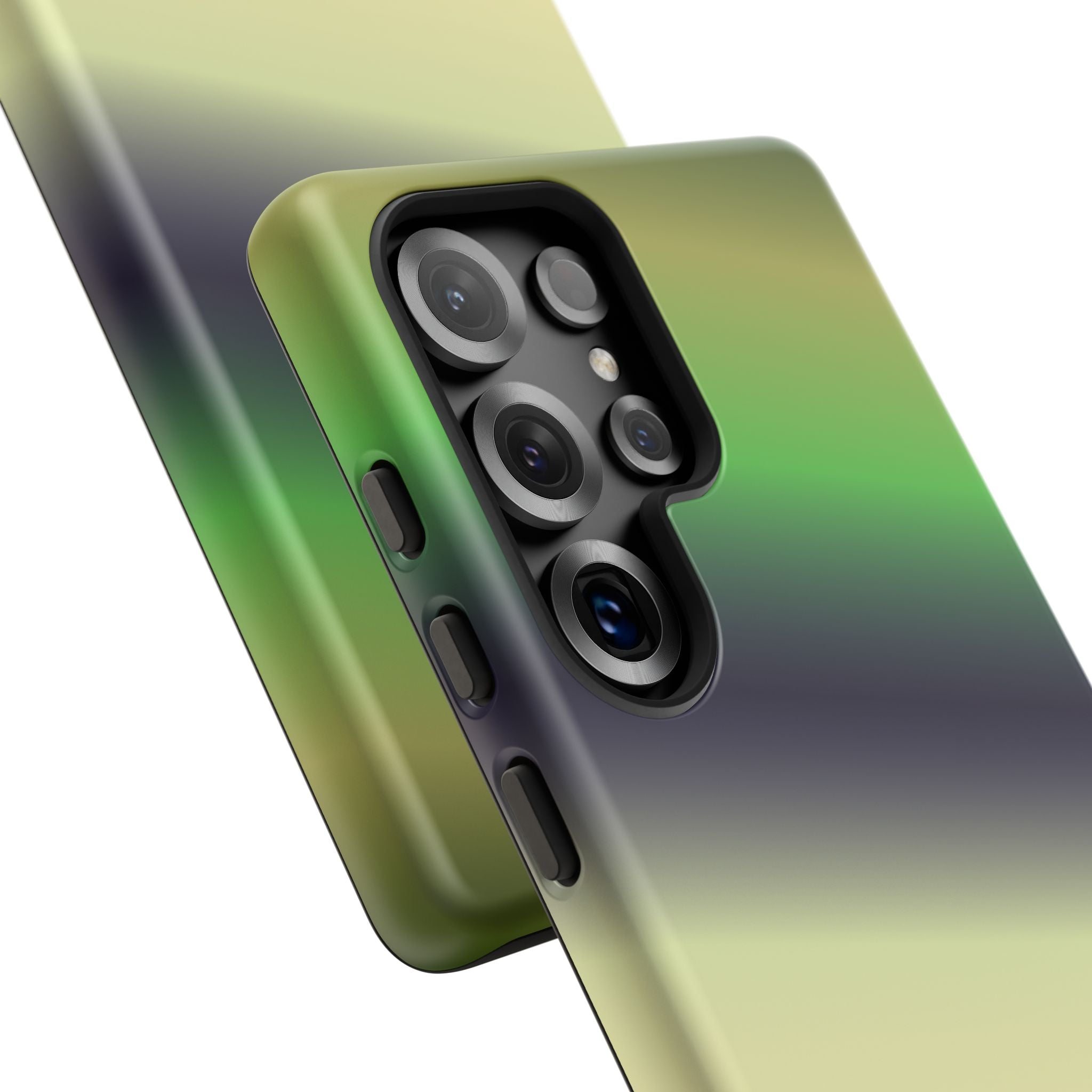 Gradient Phone Case - Tough Cases, Unique Cell Phone Cover, Stylish Tech Accessories, Green and Black Gradient, Perfect Gift