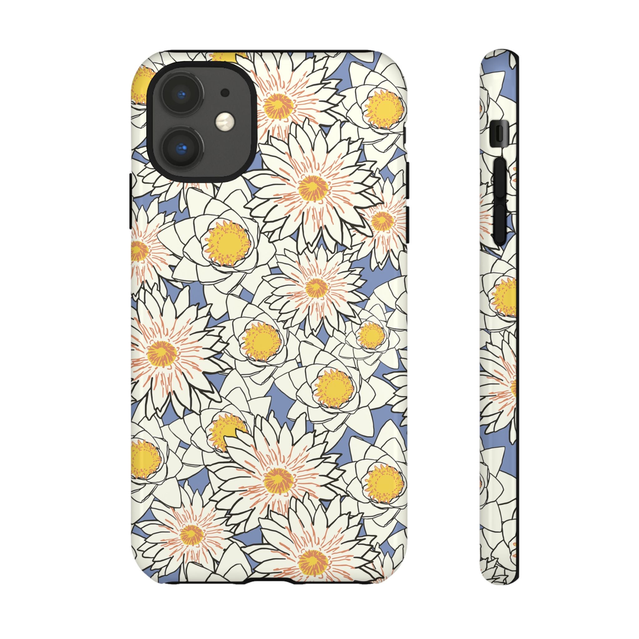 Stylish Phone Case, Floral Protective Cover, Gift for Nature Lovers, Trendy Tech Accessory, Customizable Phone Case