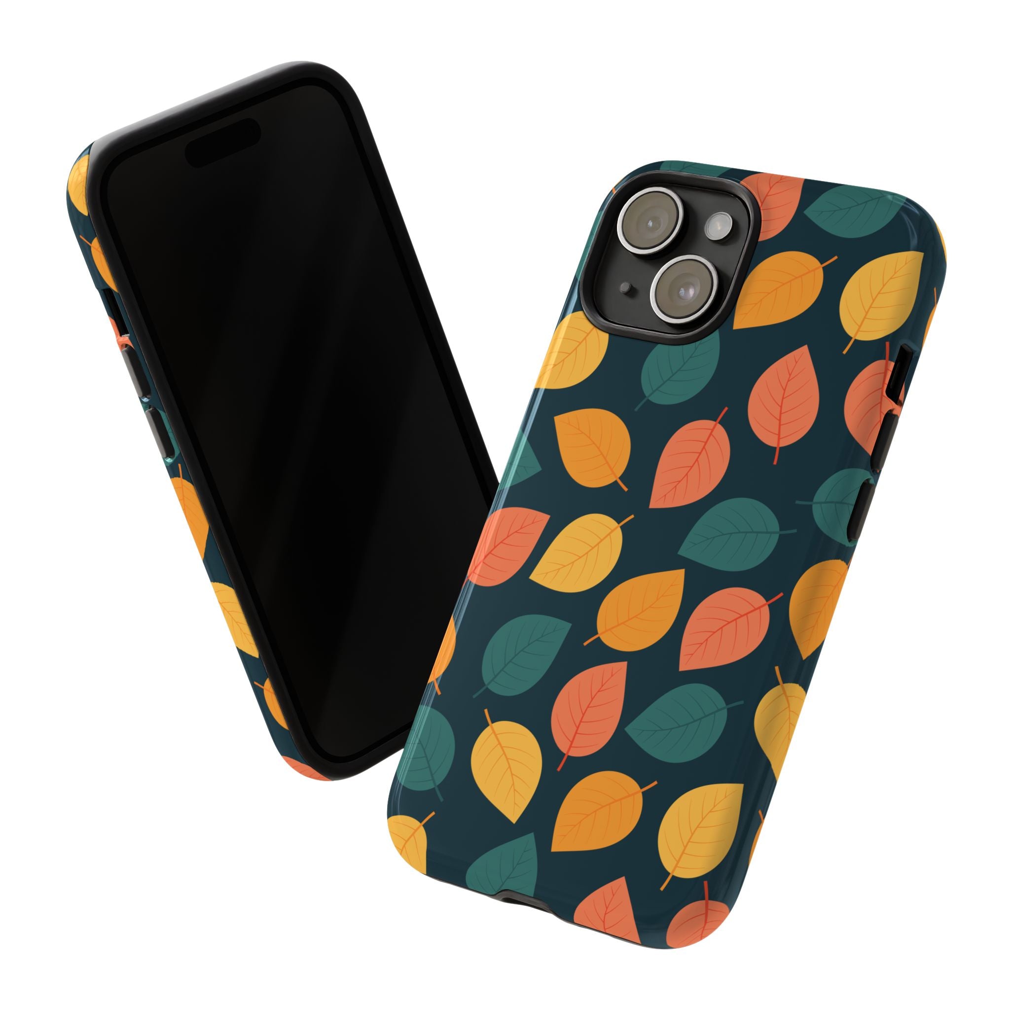 Autumn Leaves Phone Case - Protective Cell Phone Cover, Fall Aesthetic, Nature Lover Gift, Seasonal Accessories, Eco-Friendly Case