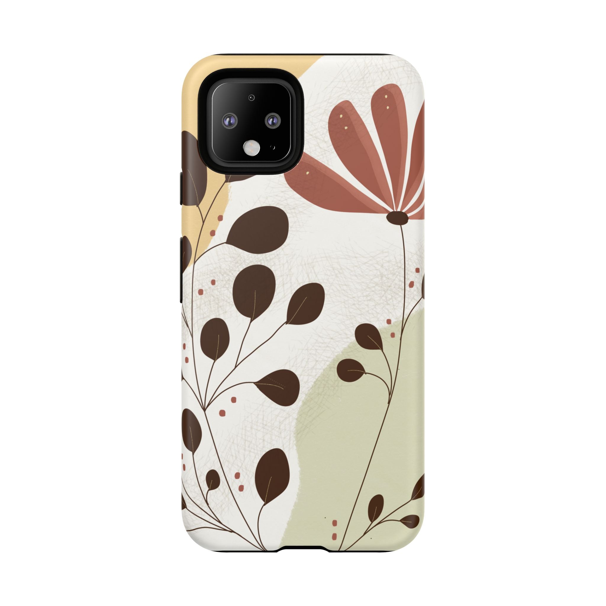 Floral Phone Case - Stylish Tough Cases for Women, Trendy Phone Cover, Gift for Her, Birthday Present, Everyday Use